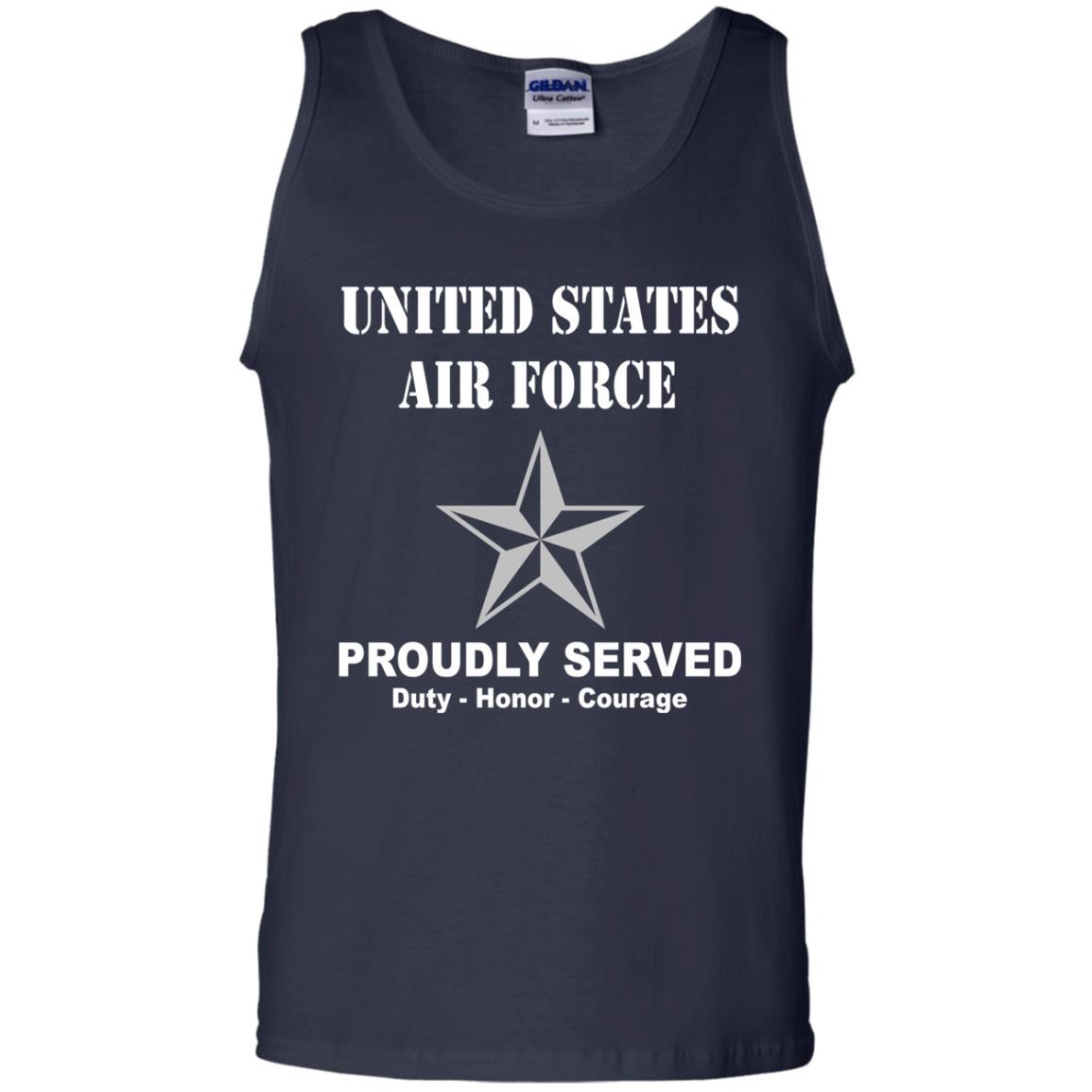 US Air Force O-7 Brigadier General Brig O7 General Officer Ranks Men Front T Shirt For Air Force-TShirt-USAF-Veterans Nation