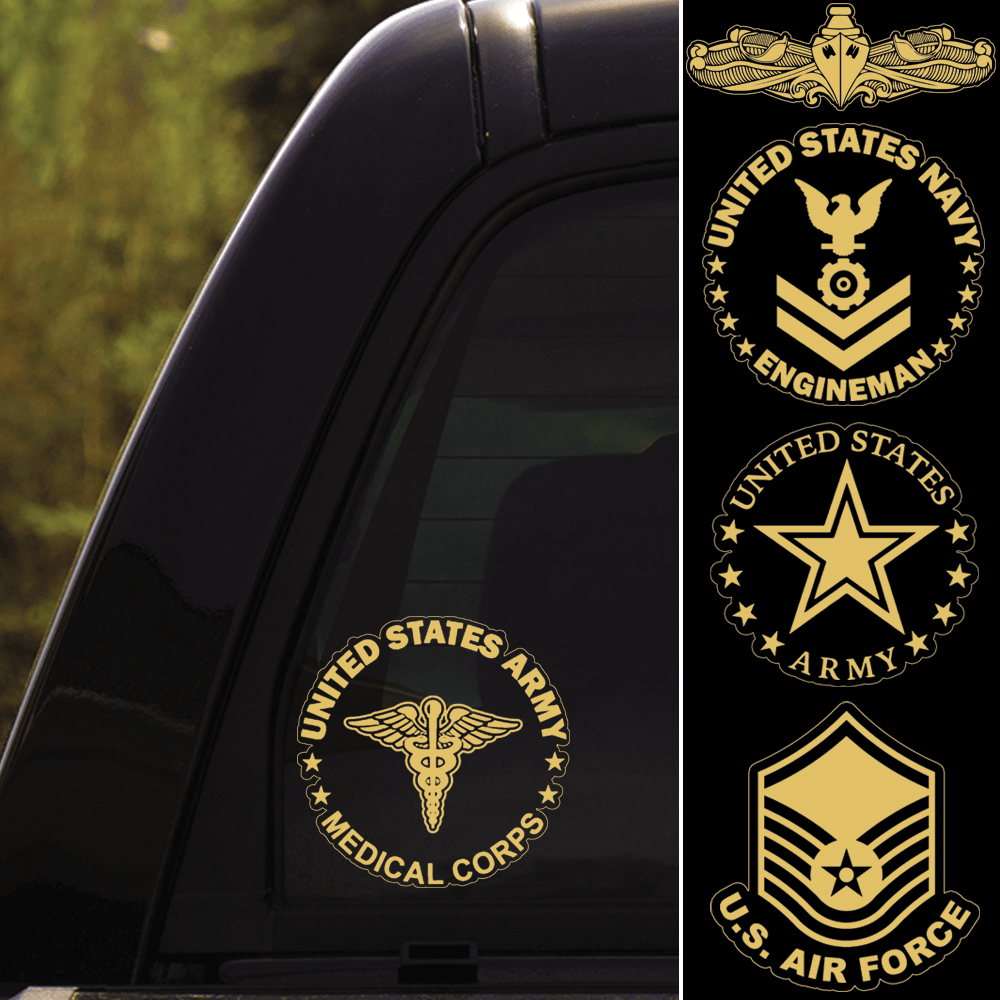 US Army Silver Star Recipient Decal Sticker – Veteran Honor Graphic
