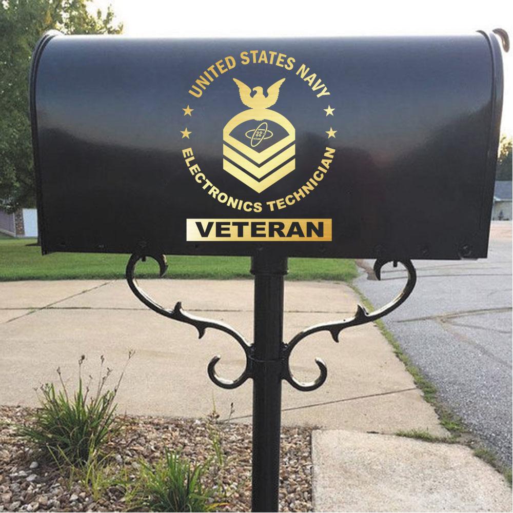 US Navy Electronics Technician ET Rating Badges Clear Stickers-Decal-Navy-Rating-Veterans Nation