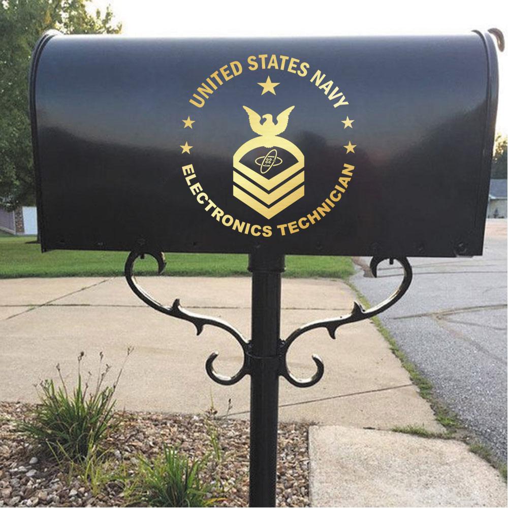 US Navy Electronics Technician ET Rating Badges Clear Stickers-Decal-Navy-Rating-Veterans Nation