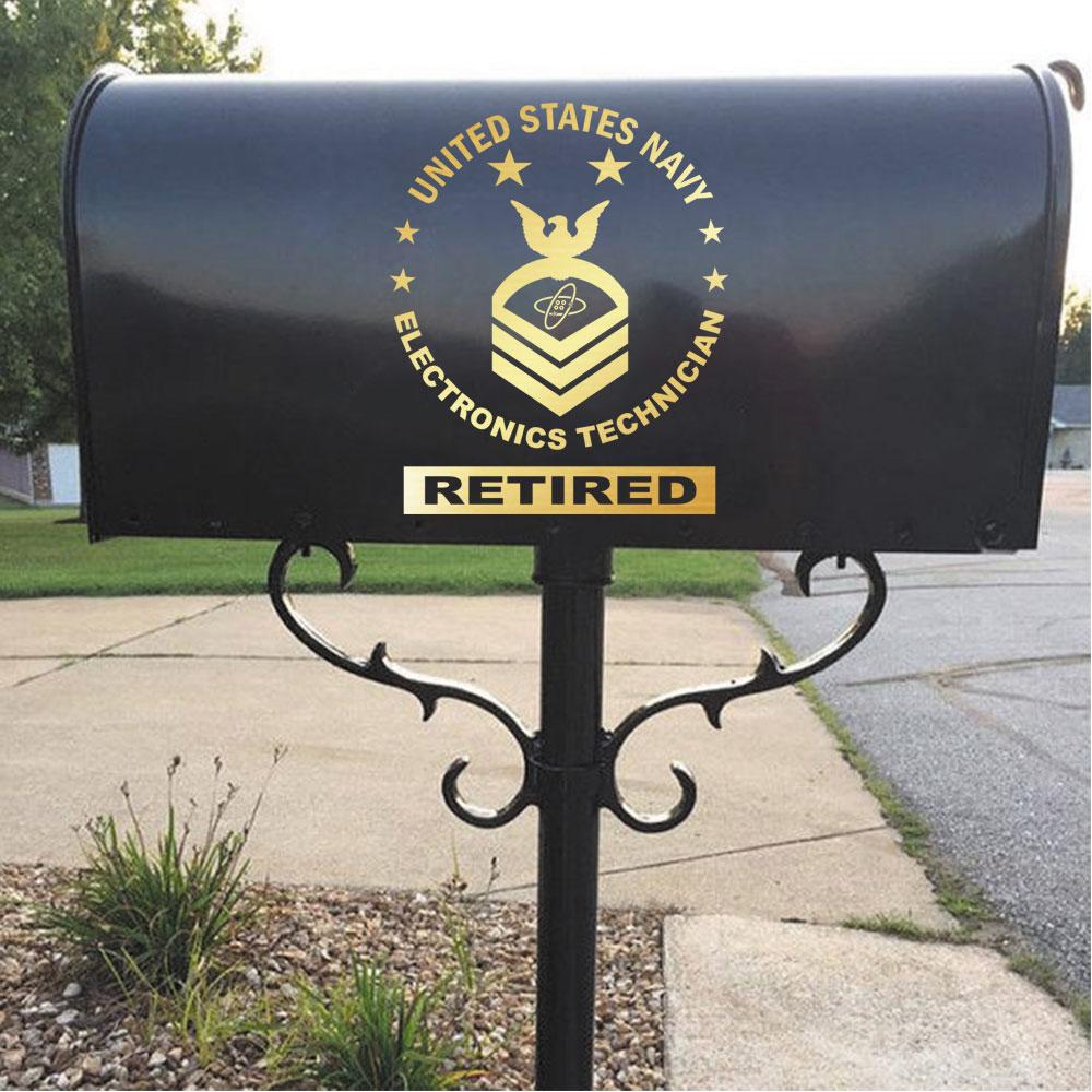 US Navy Electronics Technician ET Rating Badges Clear Stickers-Decal-Navy-Rating-Veterans Nation