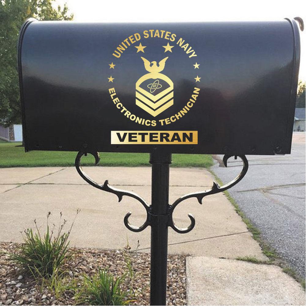 US Navy Electronics Technician ET Rating Badges Clear Stickers-Decal-Navy-Rating-Veterans Nation