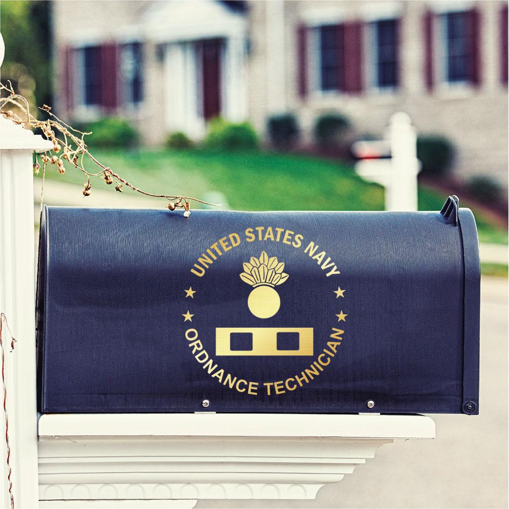 US Navy CWO Ordnance Technician Rating Badges Clear Stickers-Decal-Navy-Rating-Veterans Nation