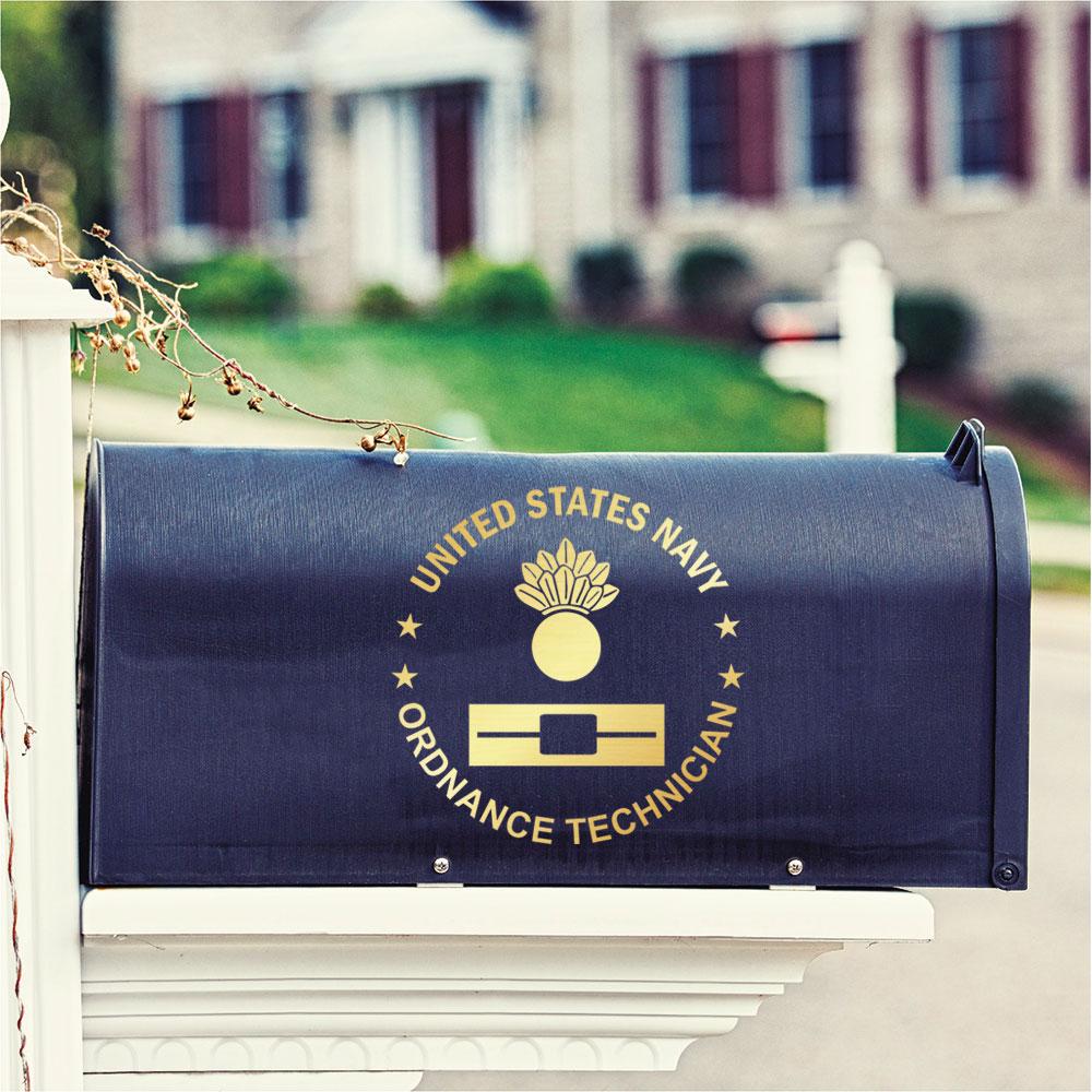 US Navy CWO Ordnance Technician Rating Badges Clear Stickers-Decal-Navy-Rating-Veterans Nation