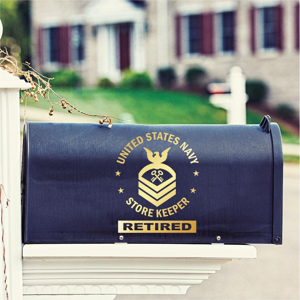 US Navy Storekeeper SK Rating Badges Clear Stickers-Decal-Navy-Rating-Veterans Nation