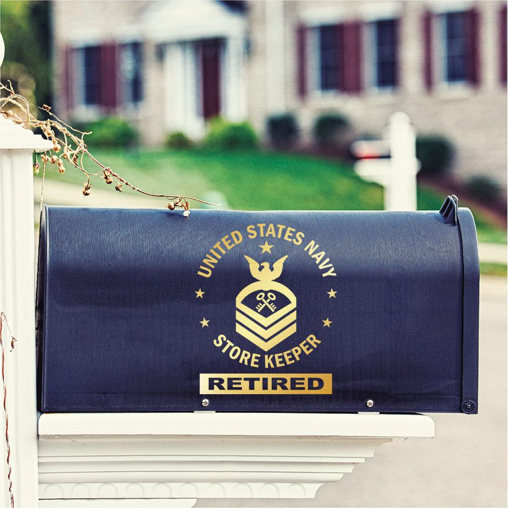 US Navy Storekeeper SK Rating Badges Clear Stickers-Decal-Navy-Rating-Veterans Nation