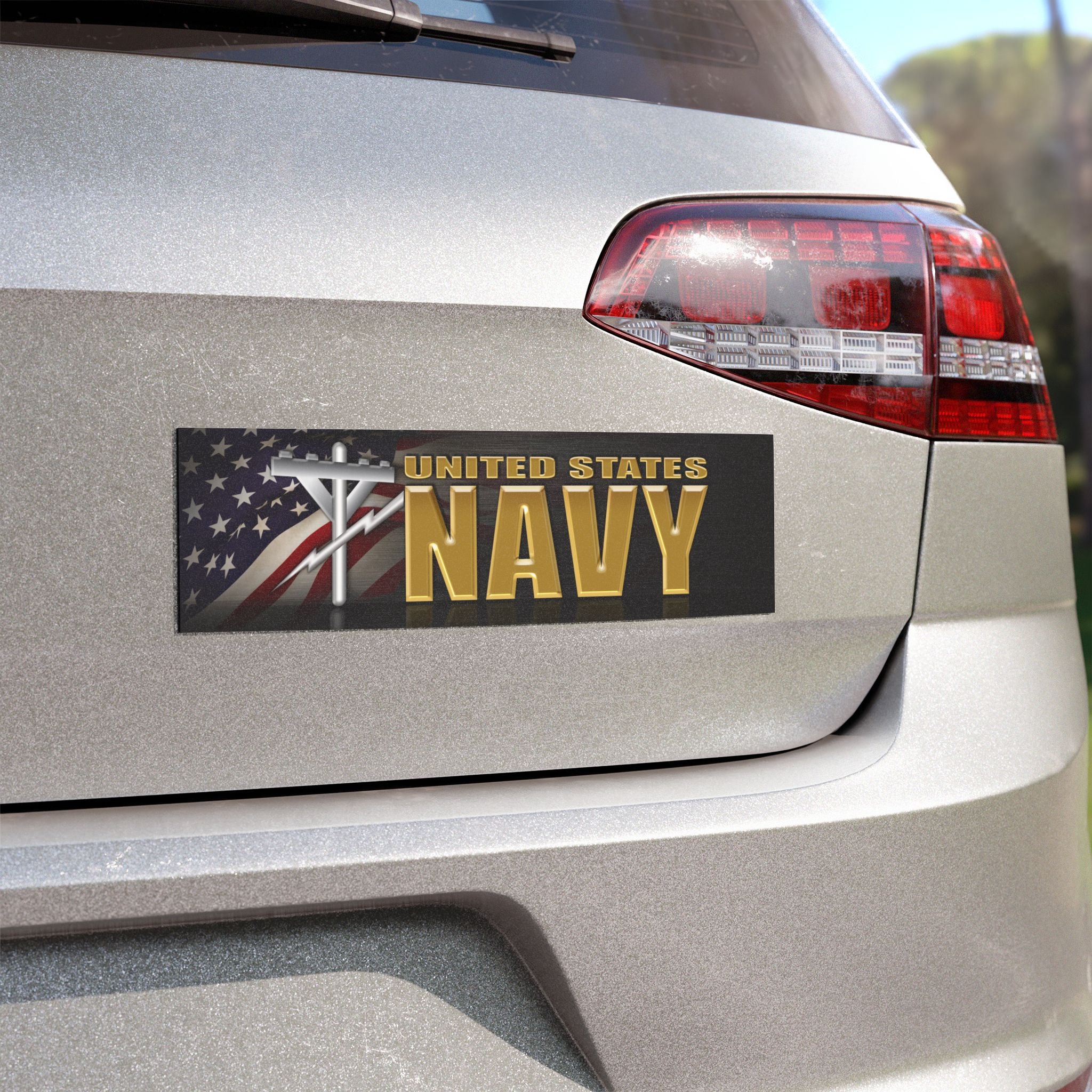 US Navy Construction Electrician Navy CE Car Magnets