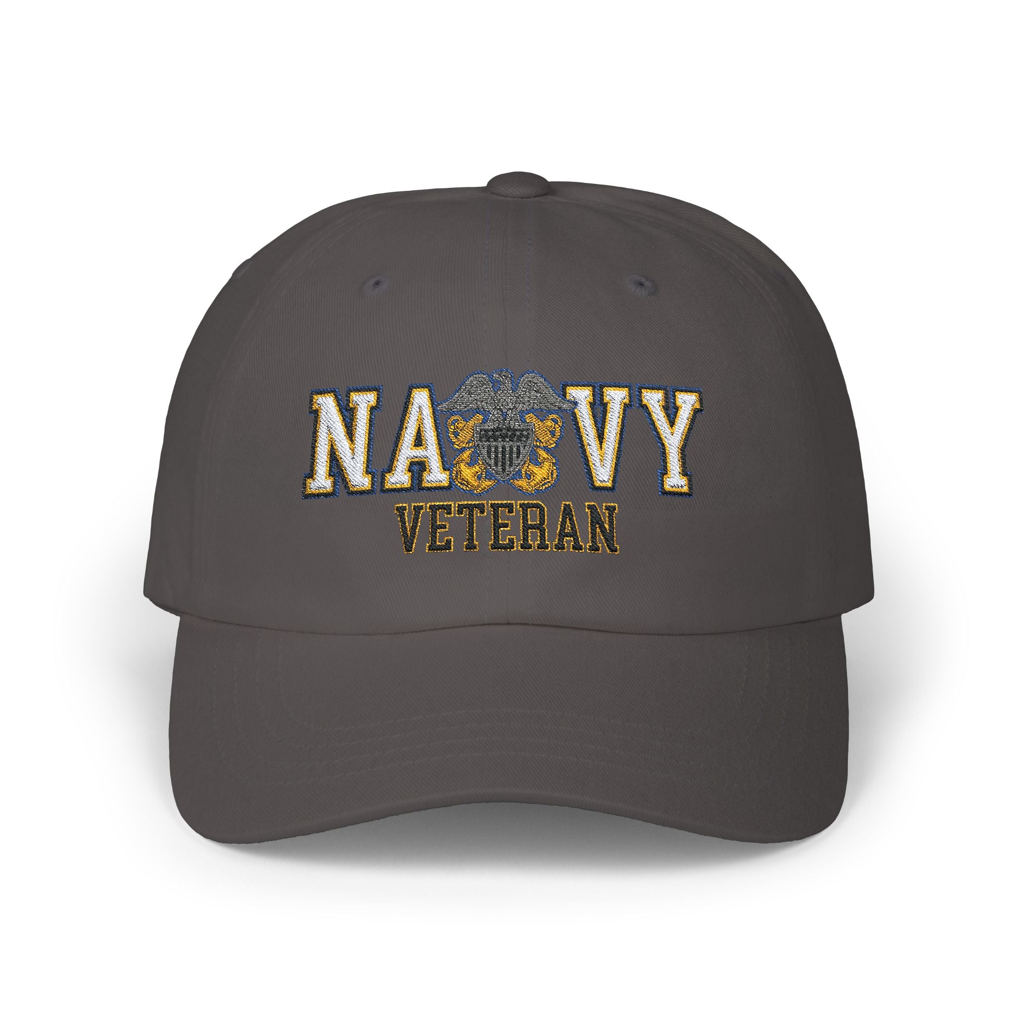 US Navy Officer Cap Device  Veteran Embroidered Classic Dad Hat