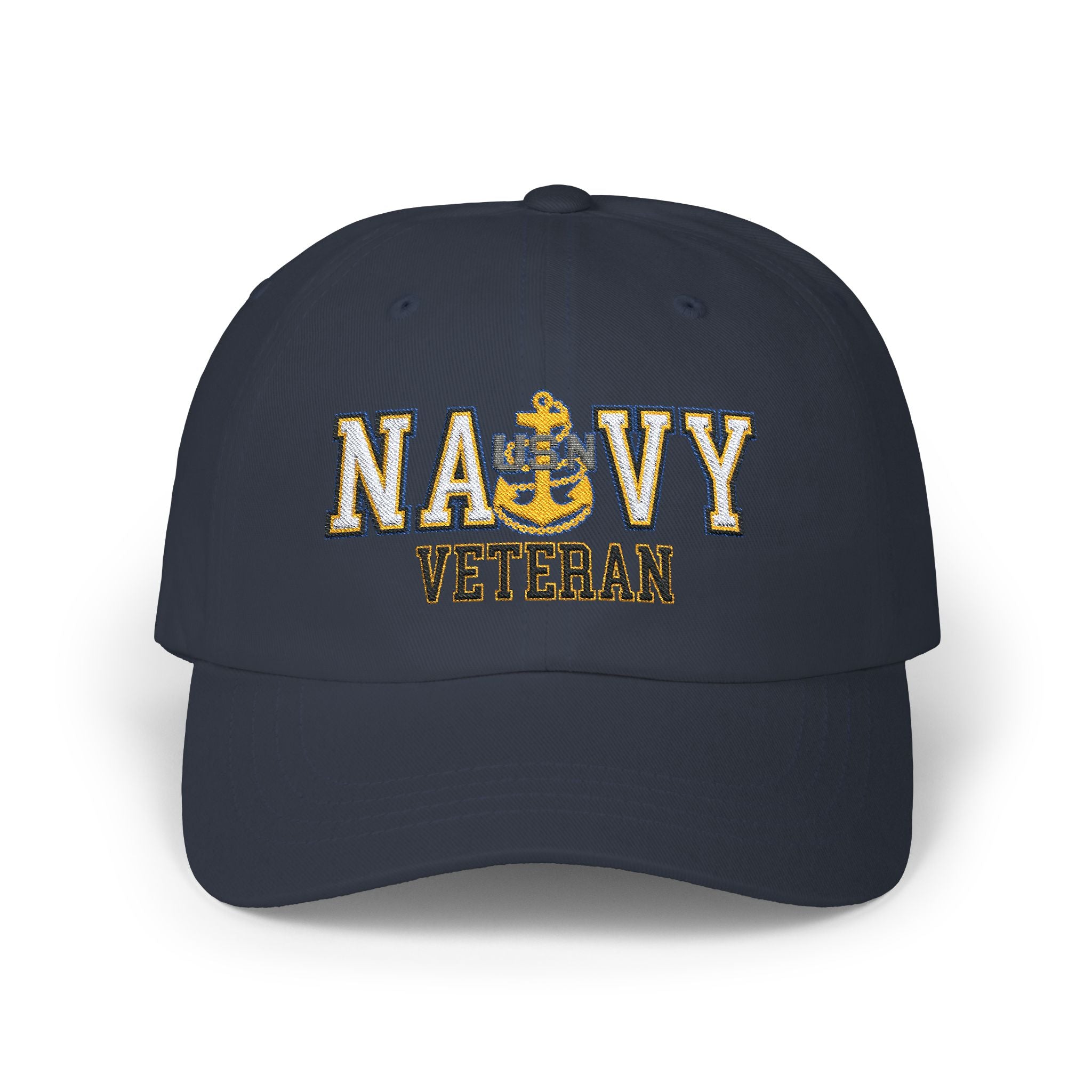 US Navy E-7 Chief Petty Officer E7 CPO Senior Noncommissioned Officer Collar Device  Veteran Embroidered Classic Dad Hat