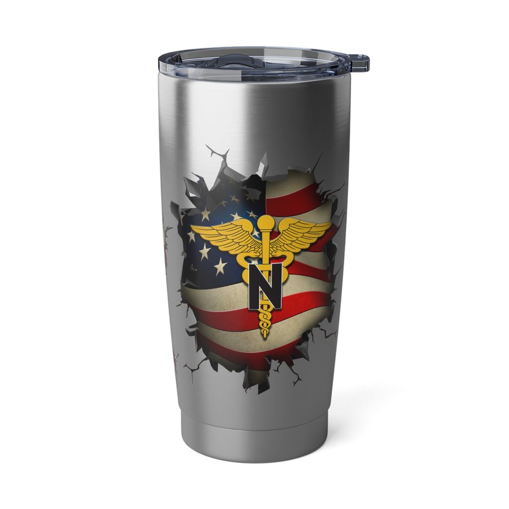 US Army Nurse Corps 3D Break Effect Vagabond 20oz Tumbler