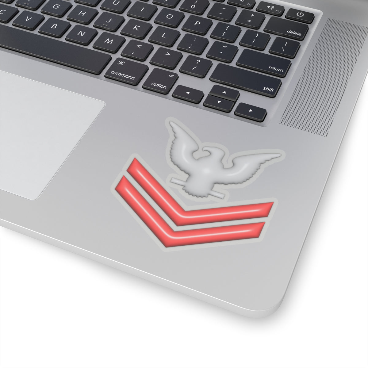 US Navy E-5 Red Stripe 3D Effect Stickers