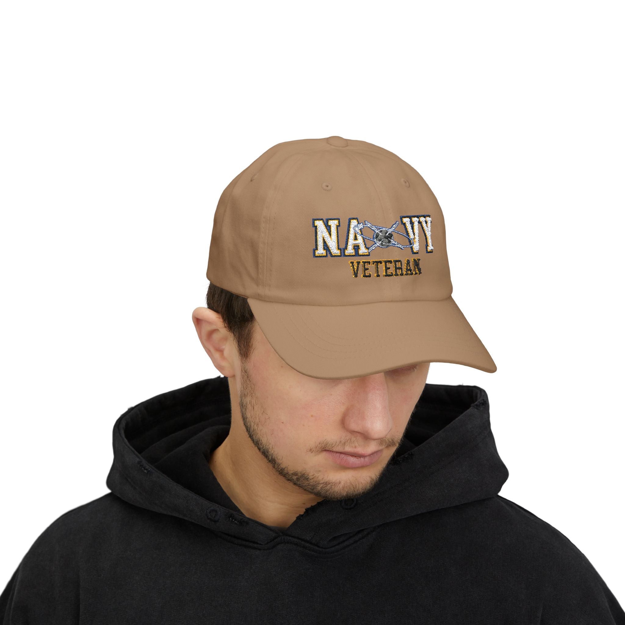 US Navy MC Veteran Embroidered Classic Dad Hat