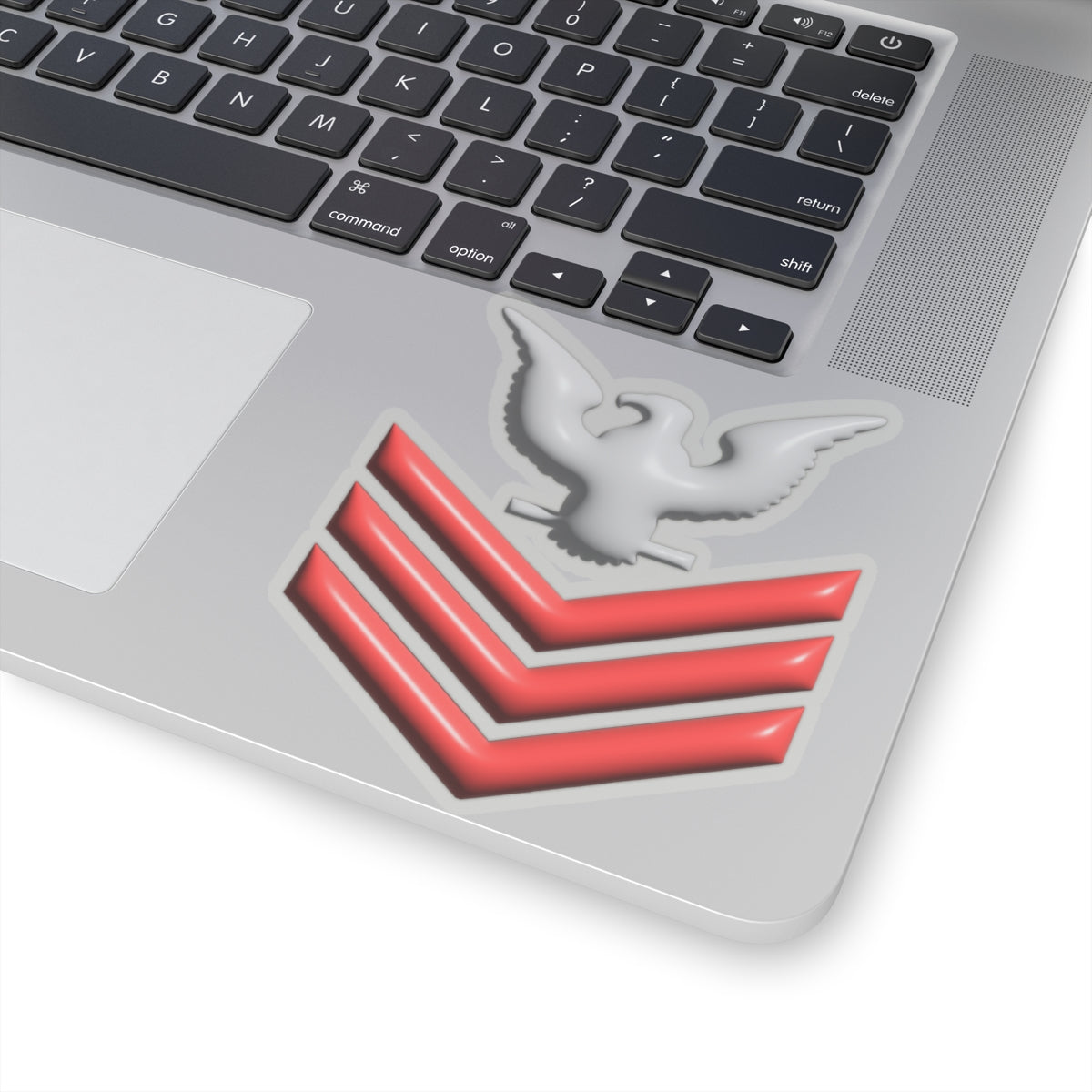 US Navy E-6 Red Stripe 3D Effect Stickers