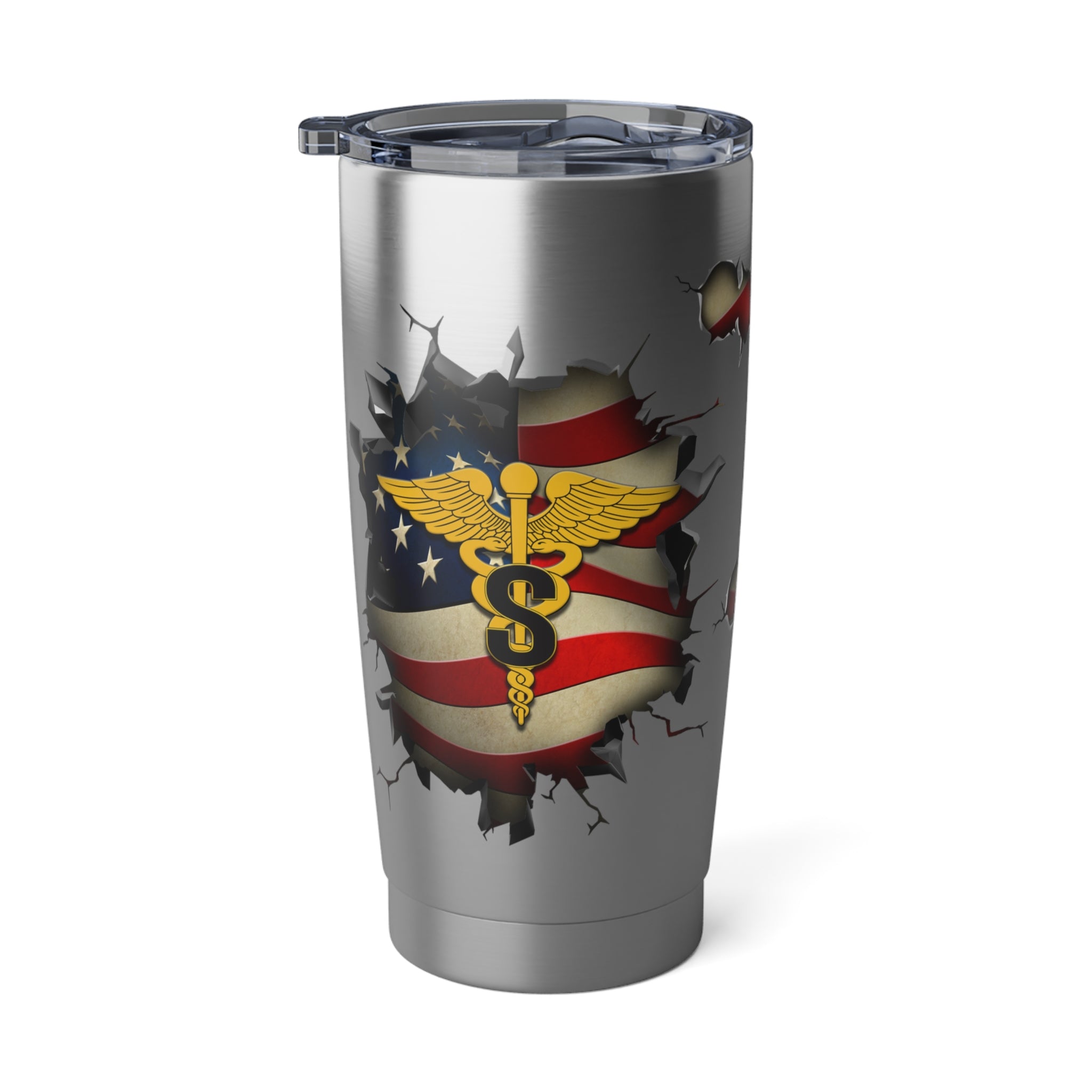 US Army Medical Specialist Corps 3D Break Effect Vagabond 20oz Tumbler