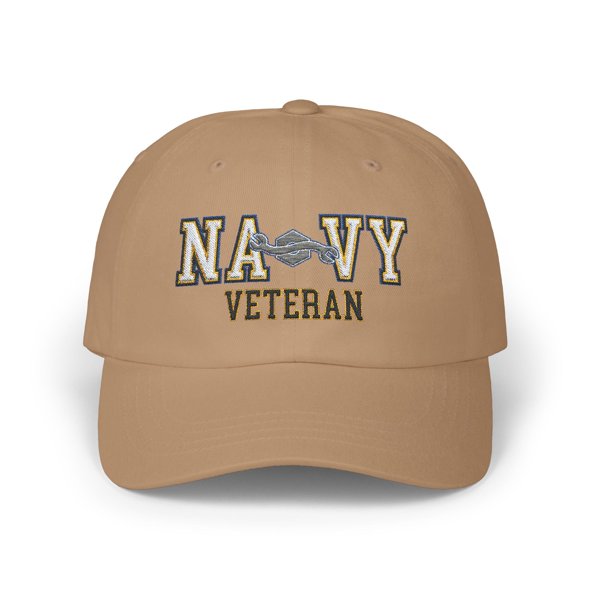 US Navy CM Veteran Embroidered Classic Dad Hat