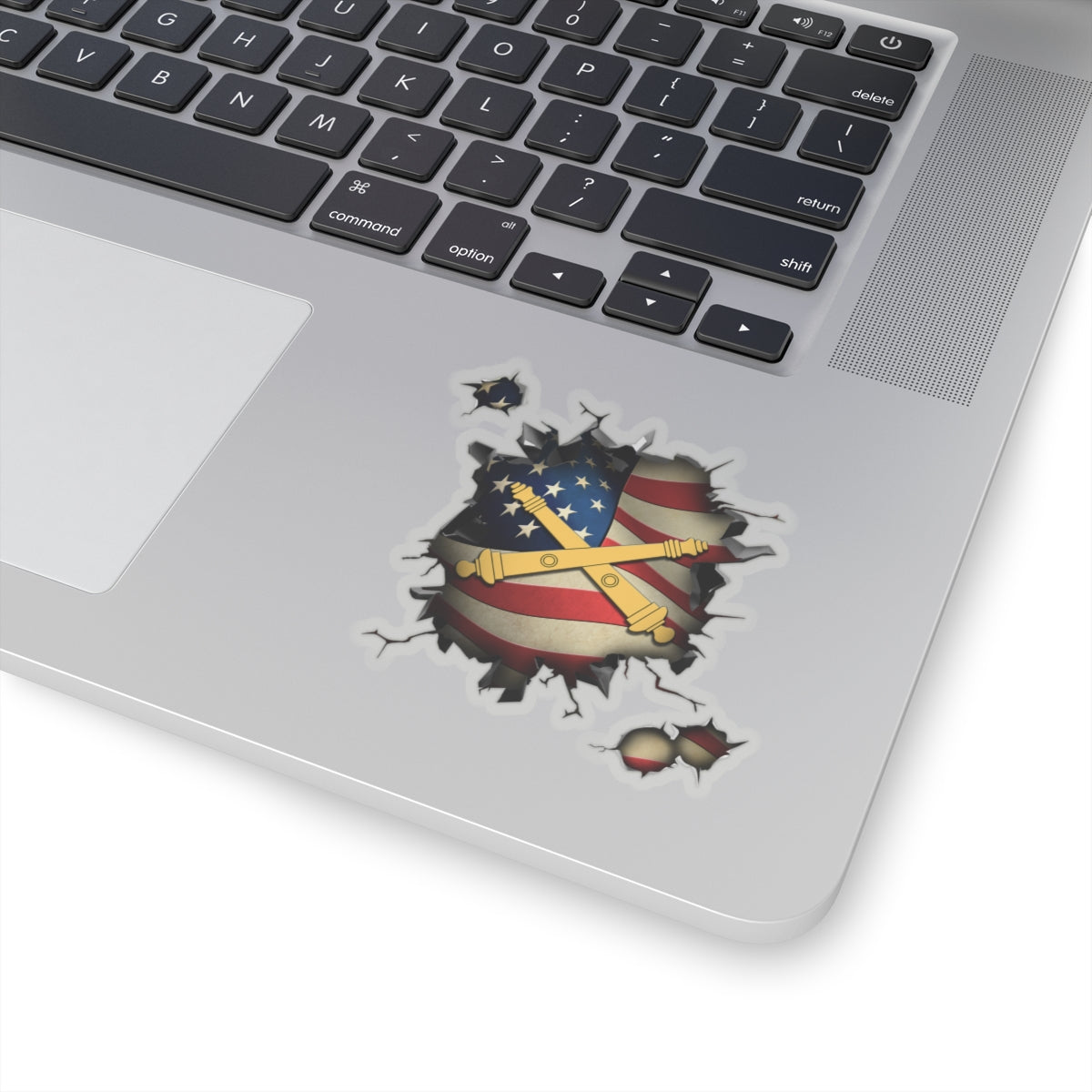 US Army Field Artillery 3D Break Effect Stickers