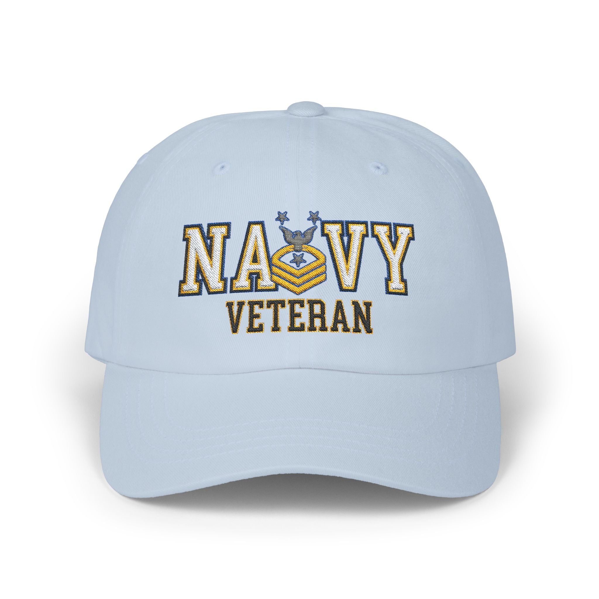 US Navy E-9 Command Master Chief Petty Officer E9 CMDCM Senior Enlisted Advisor Collar Device  Veteran Embroidered Classic Dad Hat