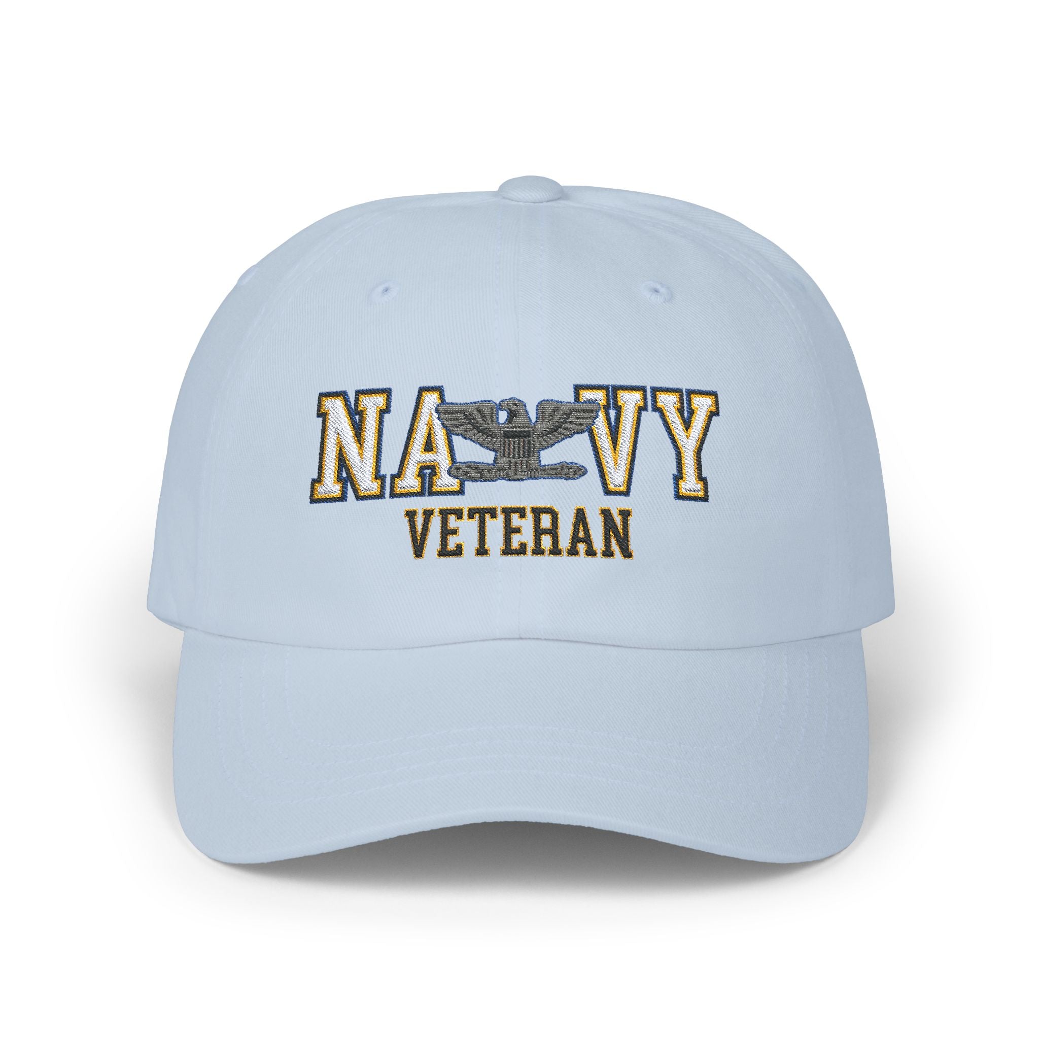 US Navy O-6 Captain O6 CAPT Senior Officer Veteran Embroidered Classic Dad Hat