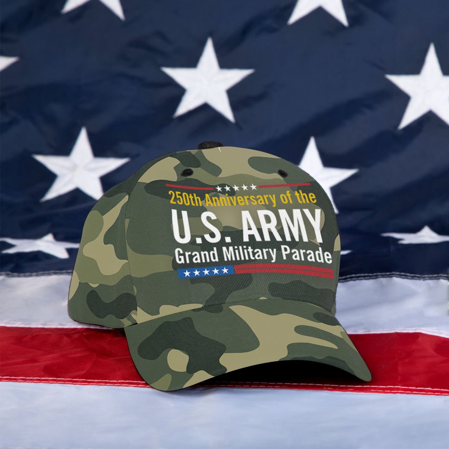US Army Grand Military Parade All Over Prints Premium Classic Cap