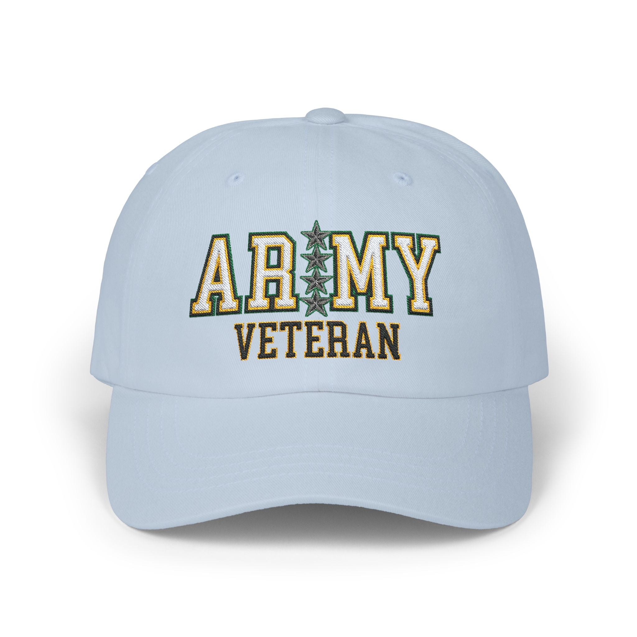 US Army O-10 General O10 GEN General Officer Veteran Embroidered Classic Dad Cap