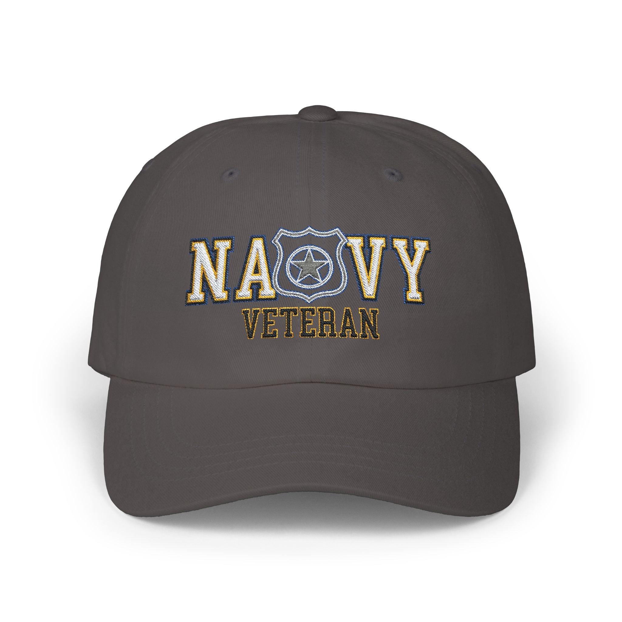 US Navy MA Veteran Embroidered Classic Dad Hat