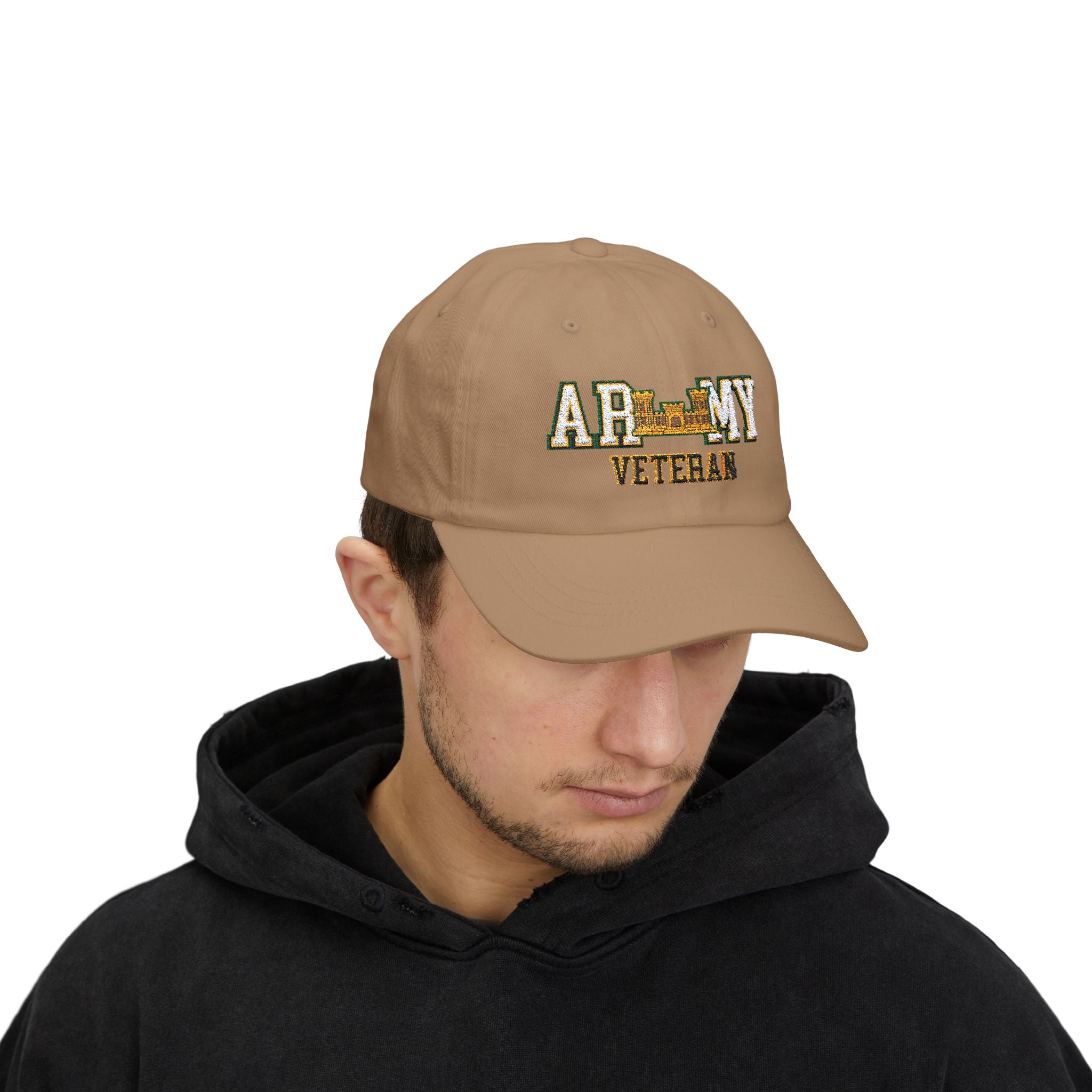 US ARMY Corps of Engineers Veteran Embroidered Classic Dad Cap