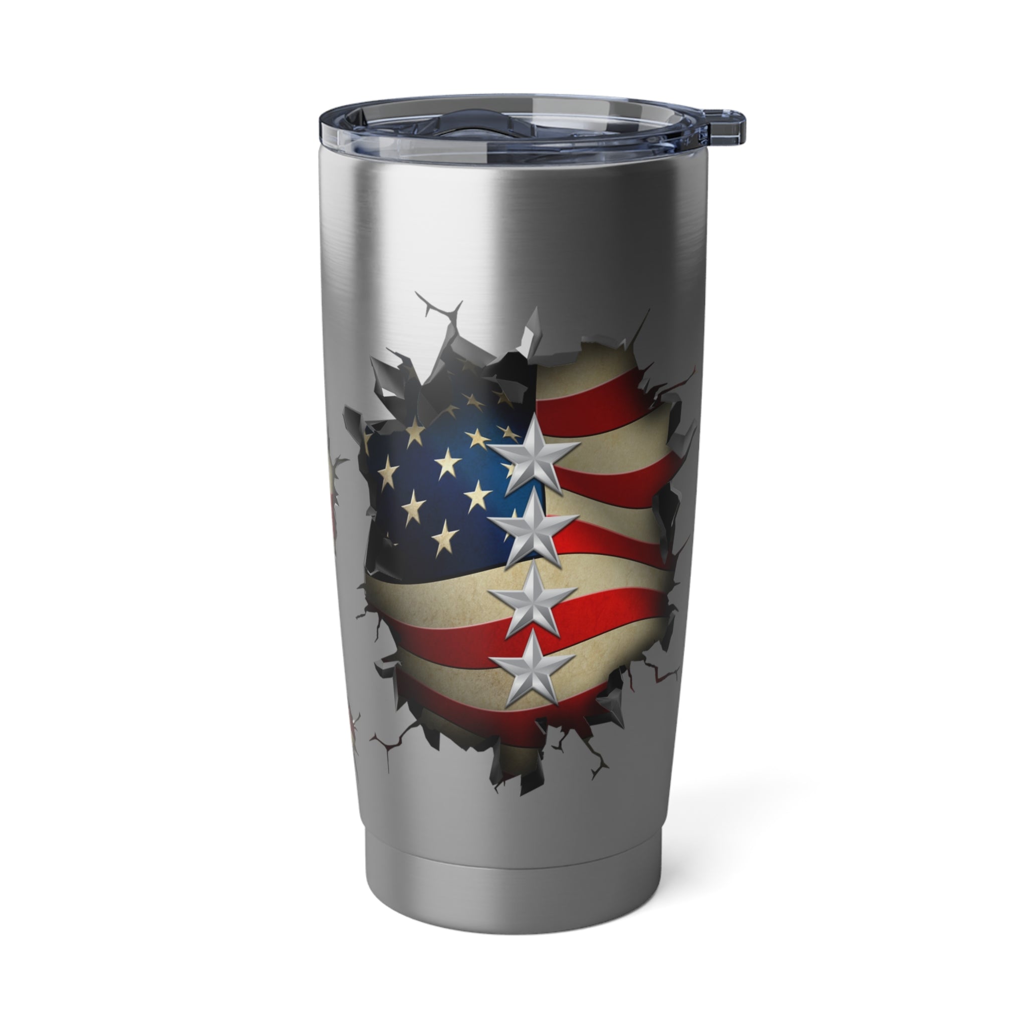 US Navy O-10 Admiral O10 ADM Flag Officer 3D Break Effect Vagabond 20oz Tumbler