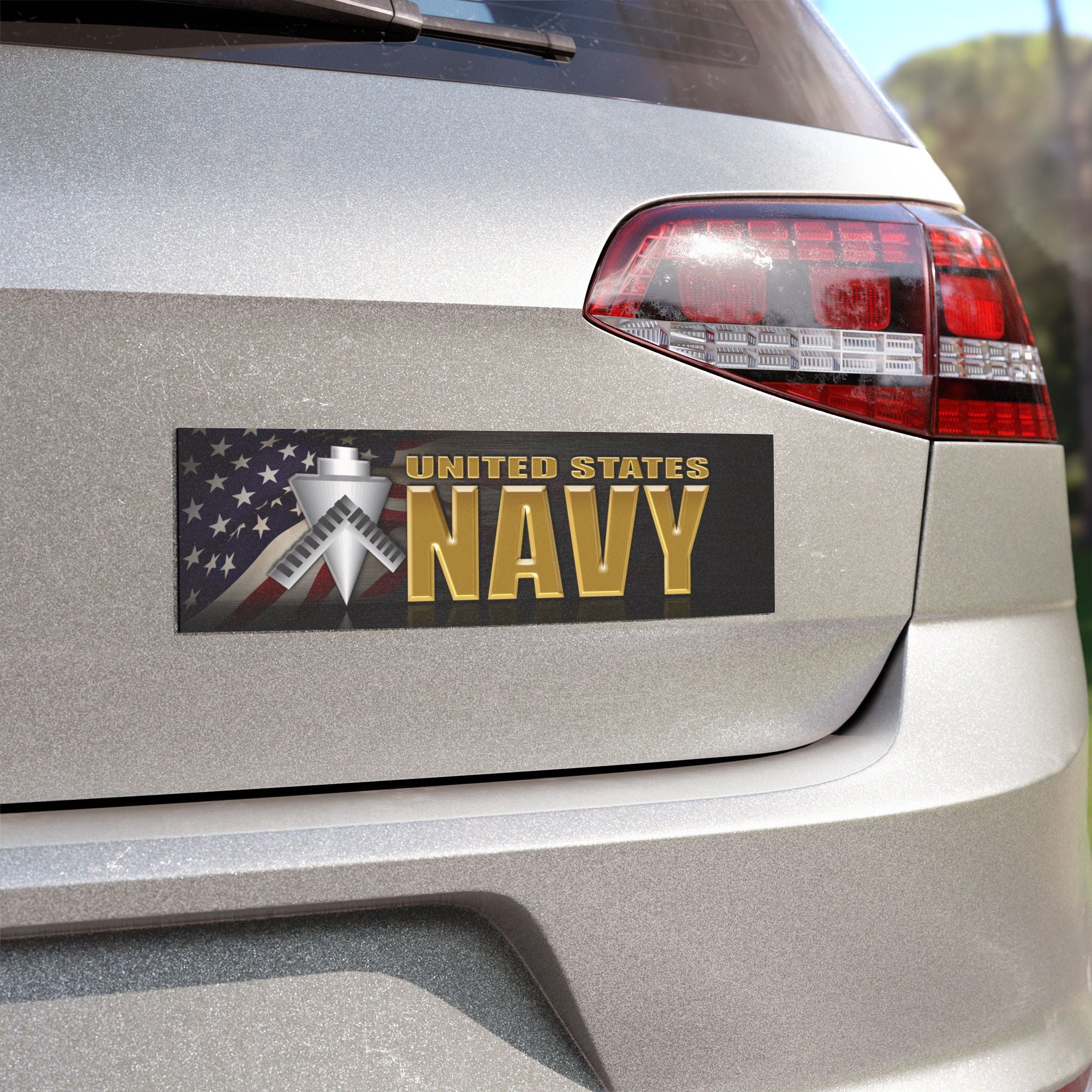 US Navy Builder Navy BU Car Magnets