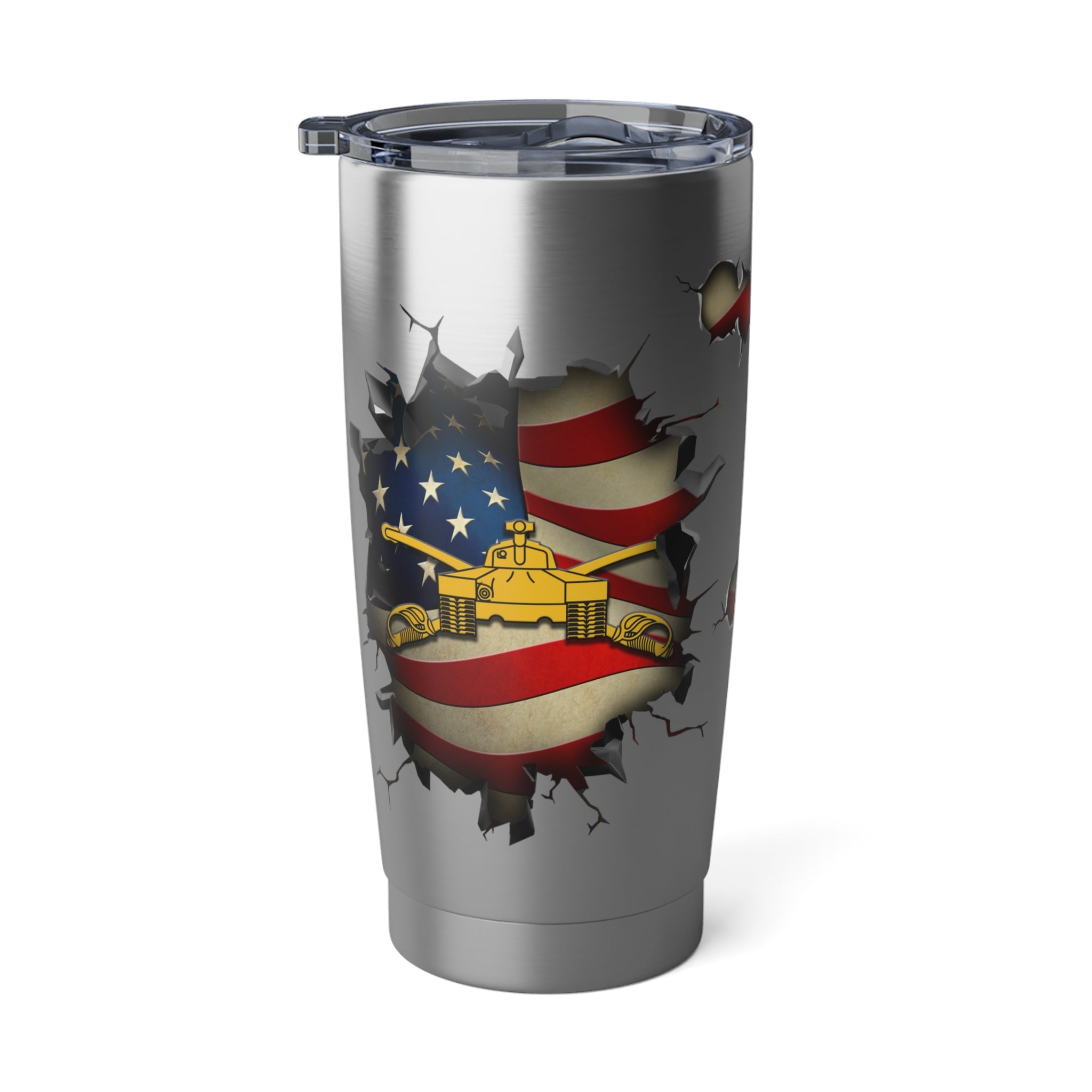 US Army Armor 3D Break Effect Vagabond 20oz Tumbler