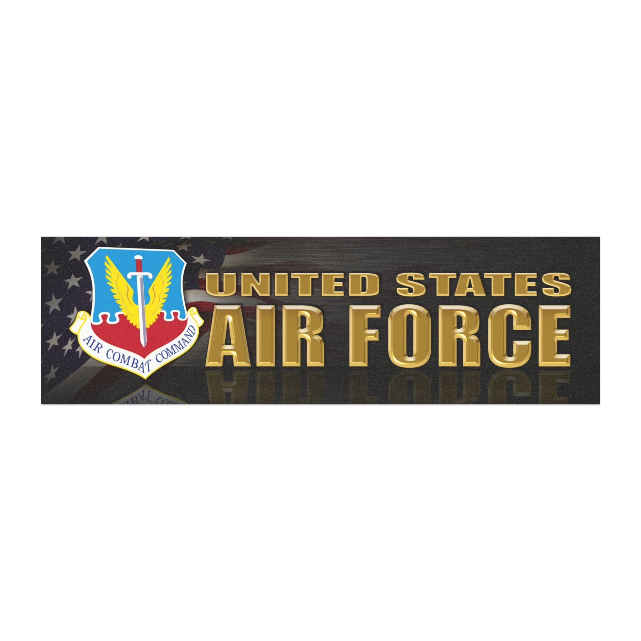 US Air Force Air Combat Command Car Magnets