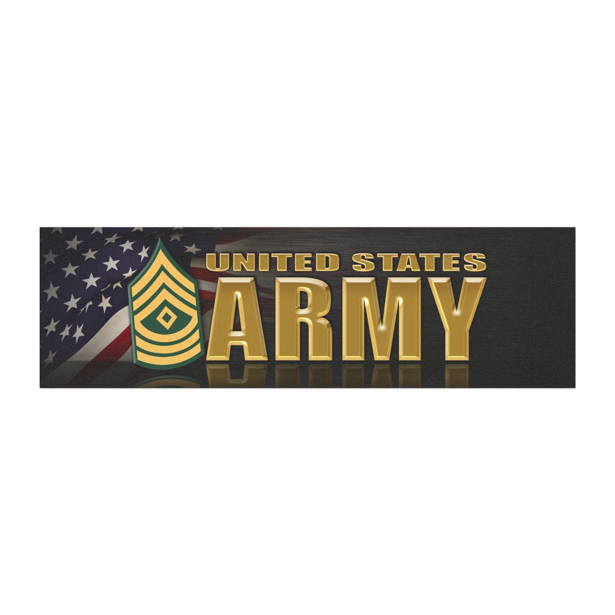 US Army E-8 First Sergeant E8 1SG Noncommissioned Officer Ranks Car Magnets