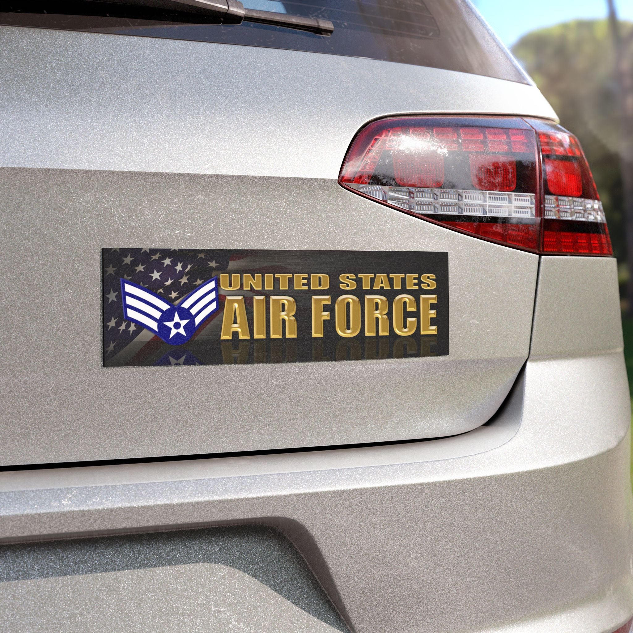 US Air Force E-4 Senior Airman SrA E4 Enlisted Airman Ranks AF Rank Car Magnets