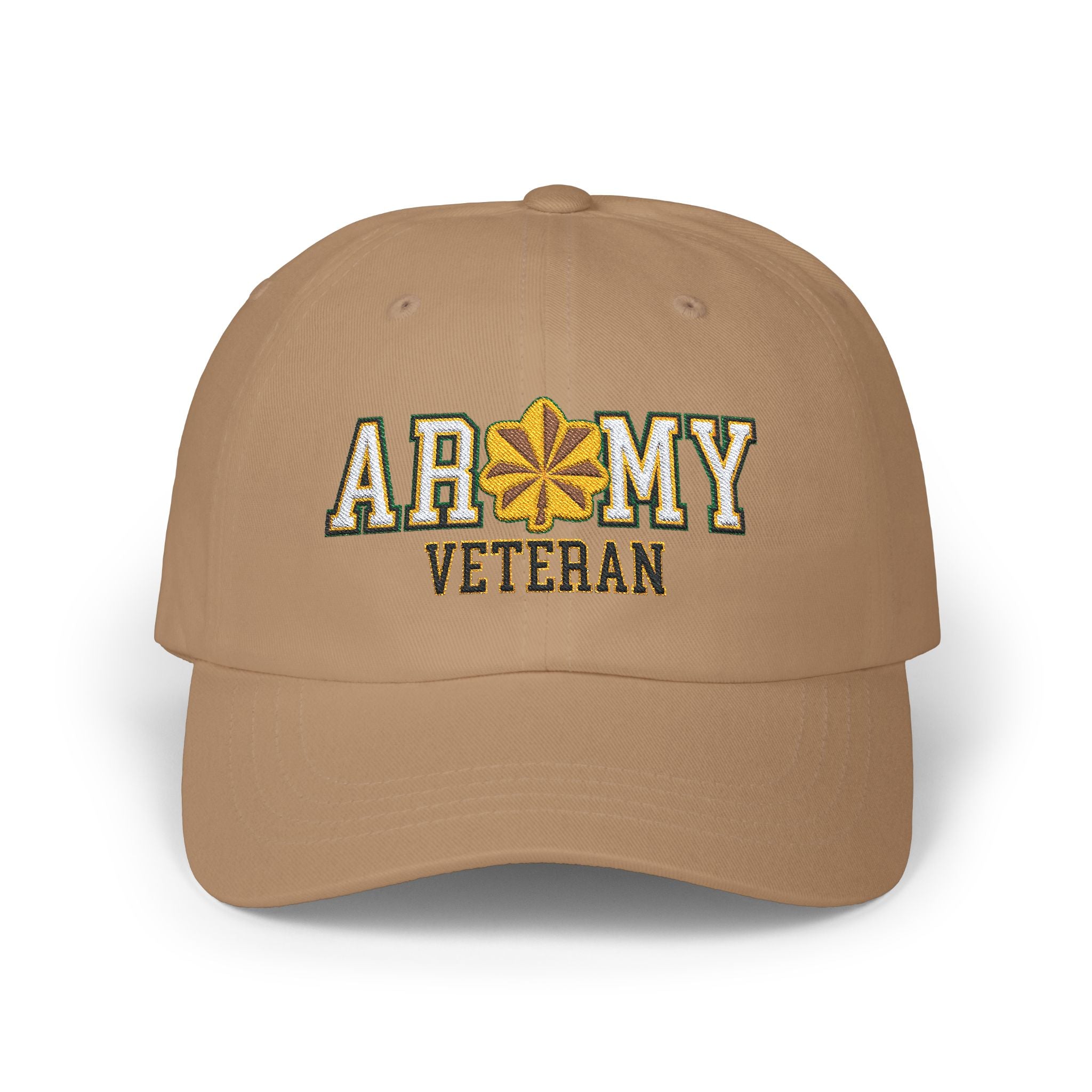 US Army O-4 Major O4 MAJ Field Officer Veteran Embroidered Classic Dad Cap