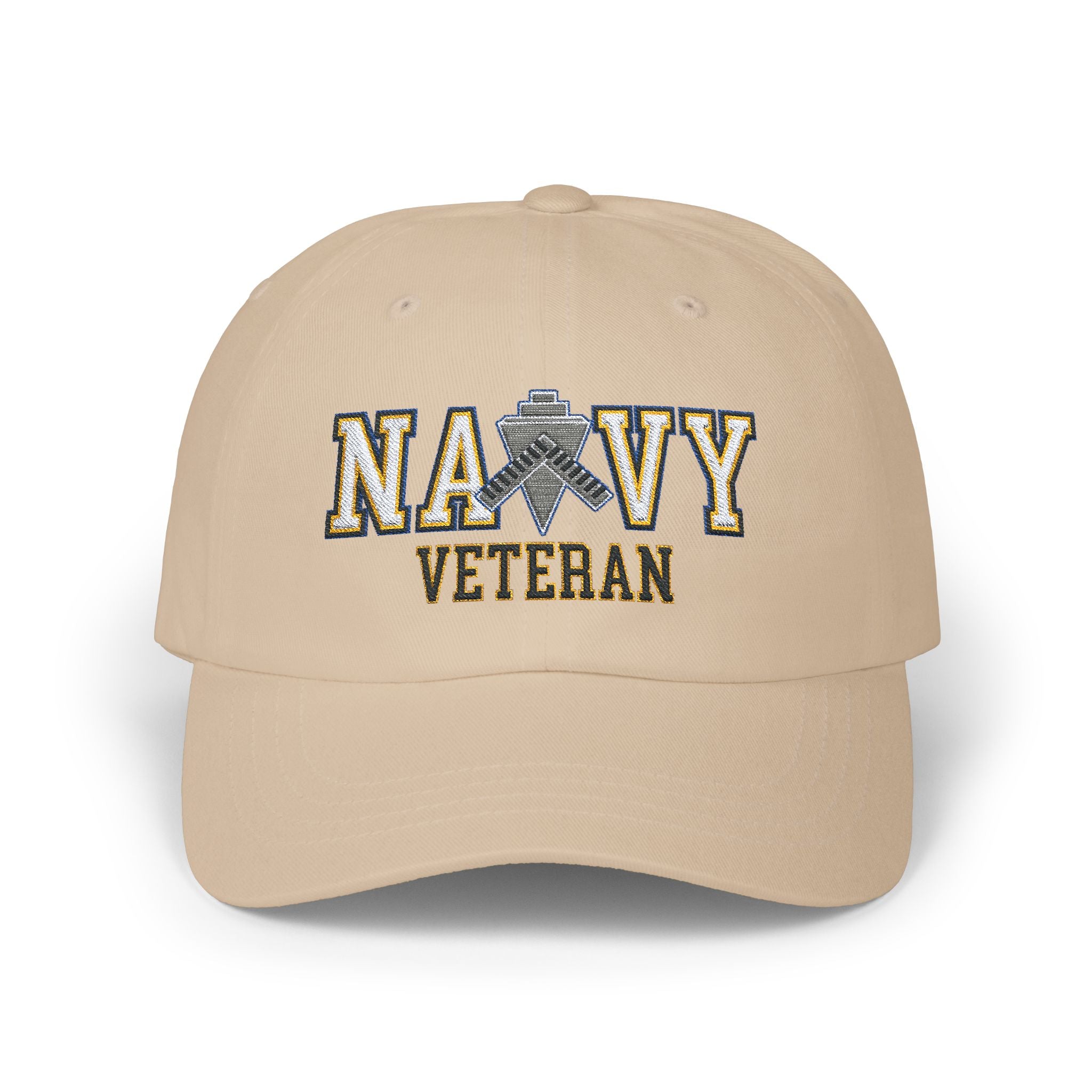 US Navy BU Veteran Embroidered Classic Dad Hat