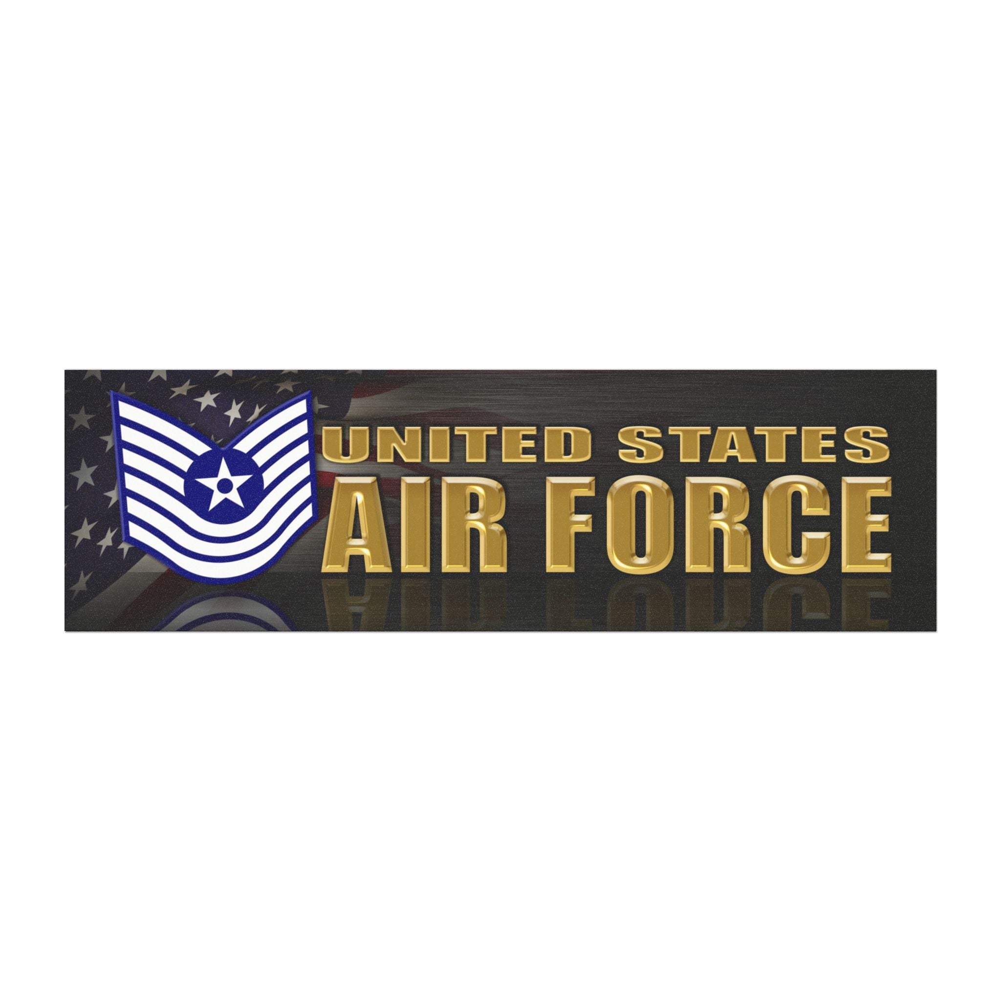 US Air Force E-7 Old Style Rank Car Magnets