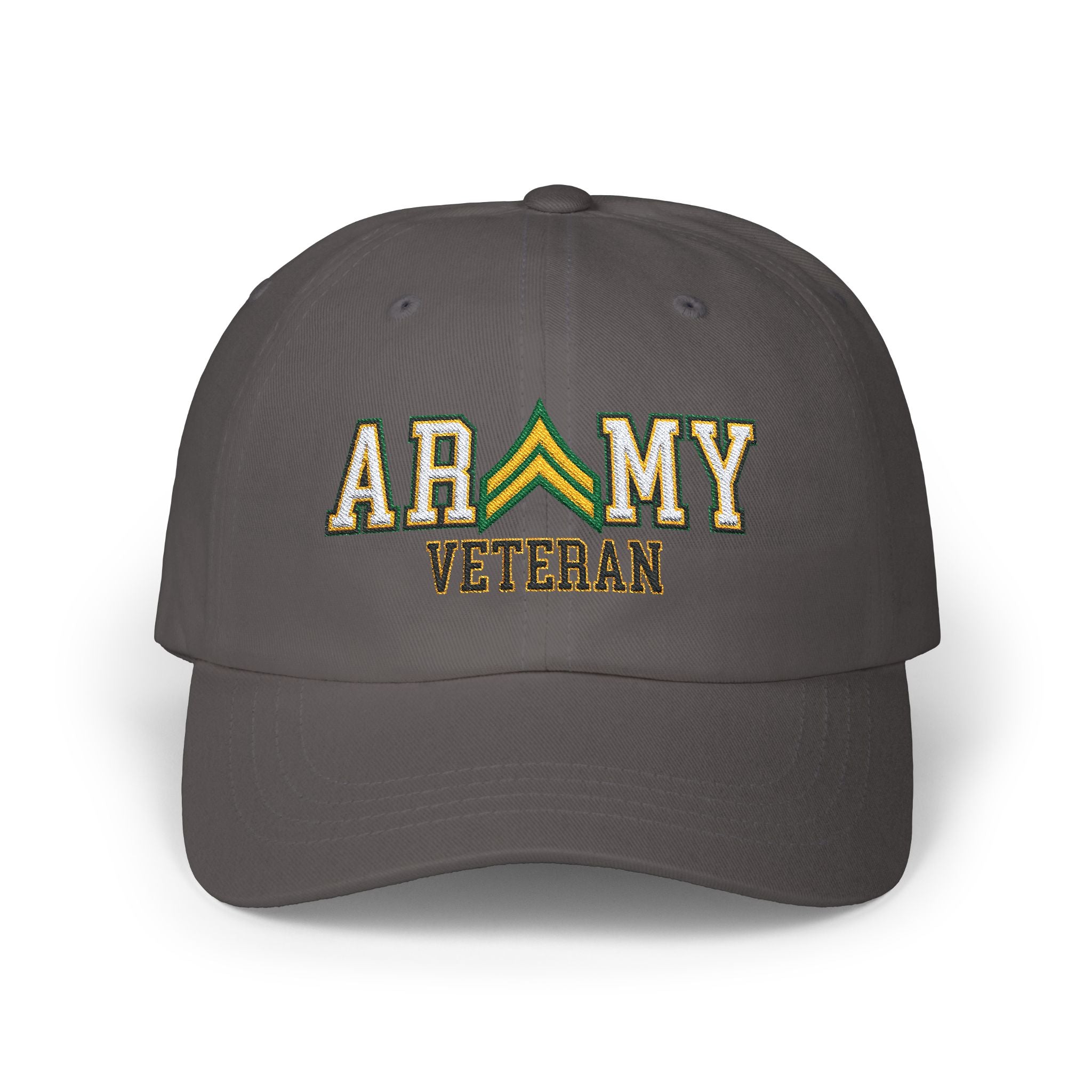 US Army E-4 Corporal E4 CPL Noncommissioned Officer Veteran Embroidered Classic Dad Cap