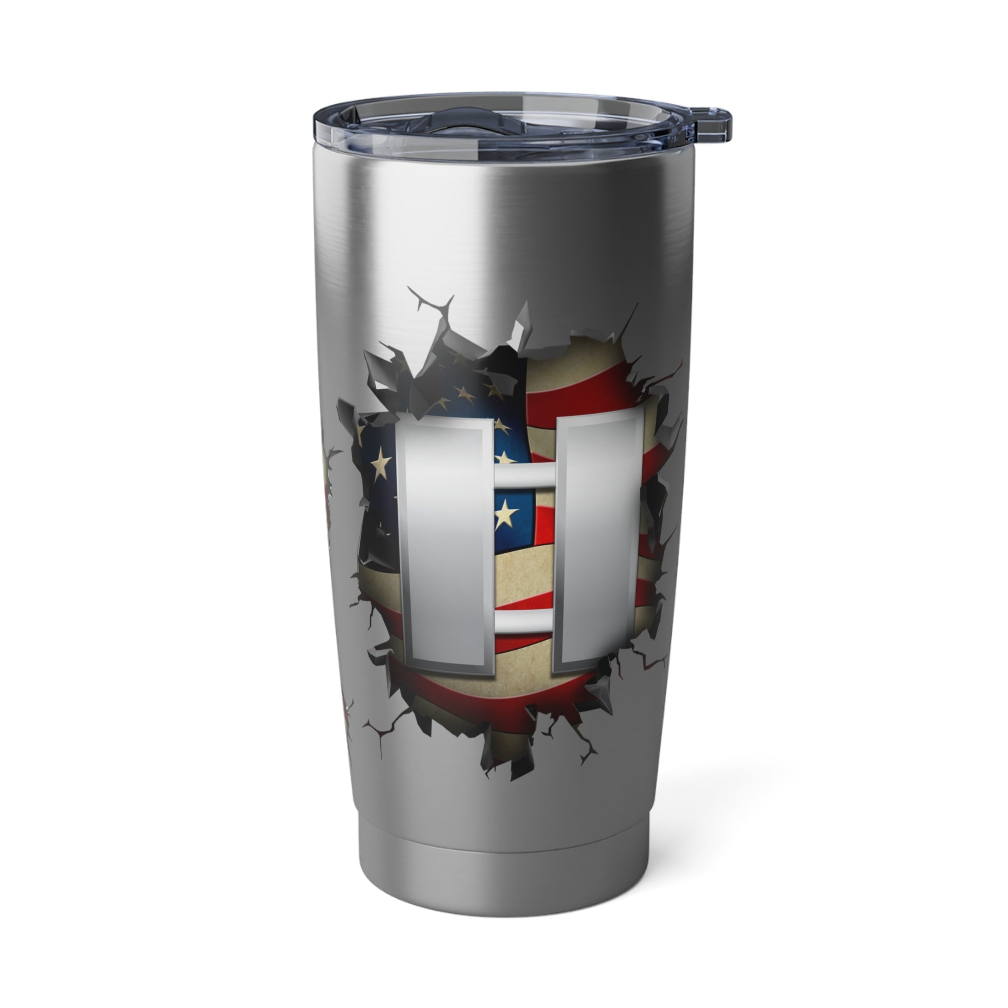 US Army O-3 Captain O3 CPT Commissioned Officer Ranks 3D Break Effect Vagabond 20oz Tumbler