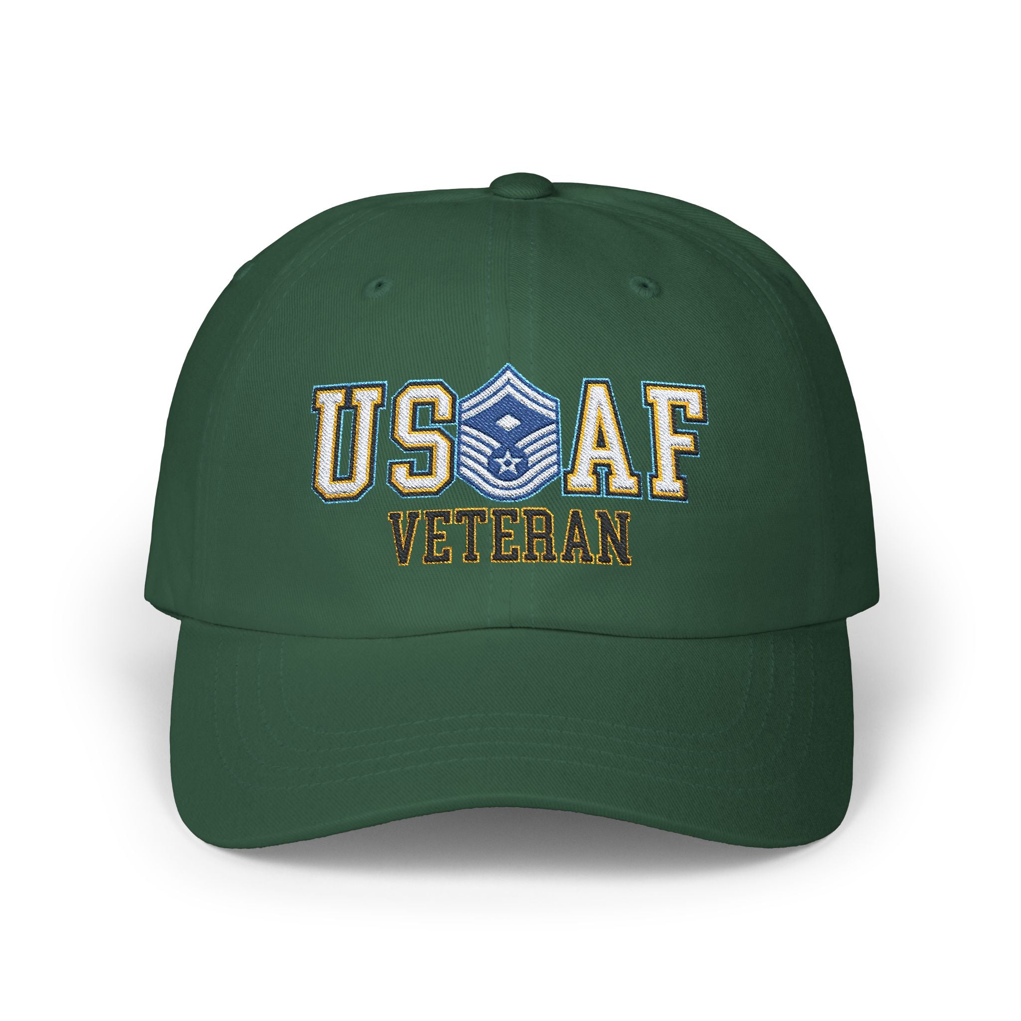 US Air Force E-8 First sergeant Veteran Embroidered Classic Dad Cap