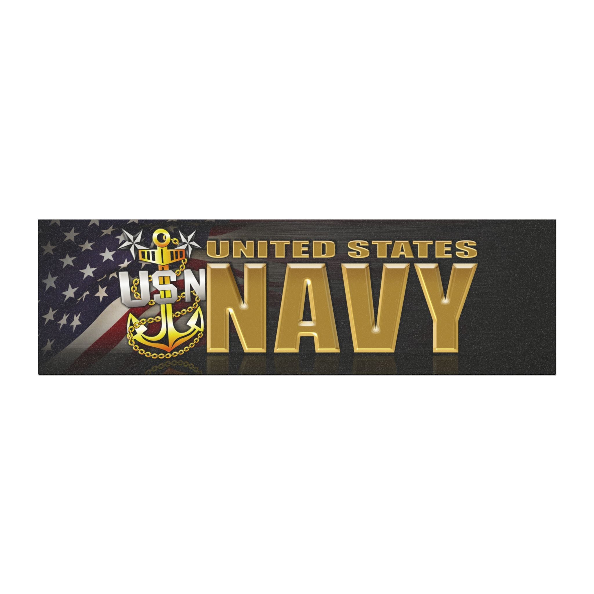 US Navy E-9 Master Chief Petty Officer E9 MCPO Senior Noncommissioned Officer Collar Device Car Magnets