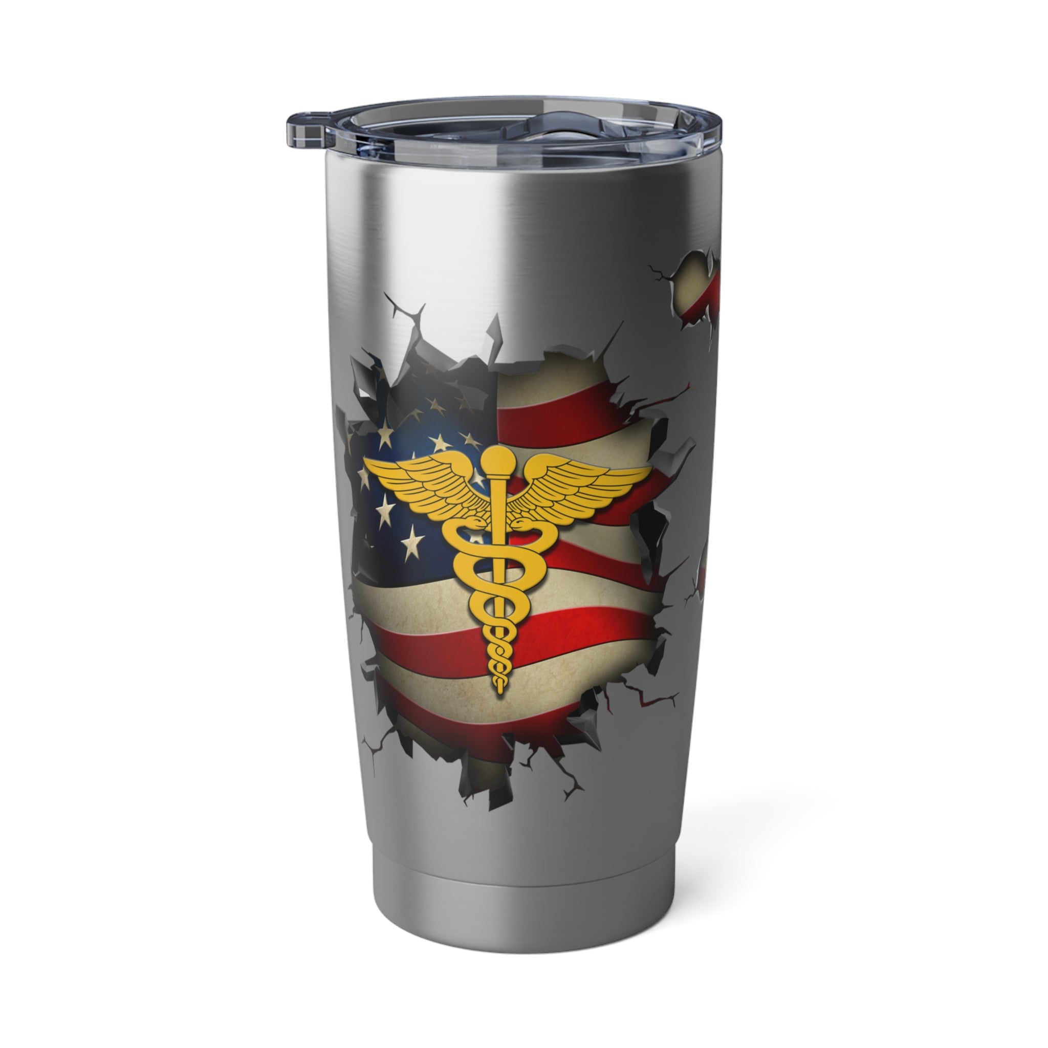 US Army Medical Corps 3D Break Effect Vagabond 20oz Tumbler