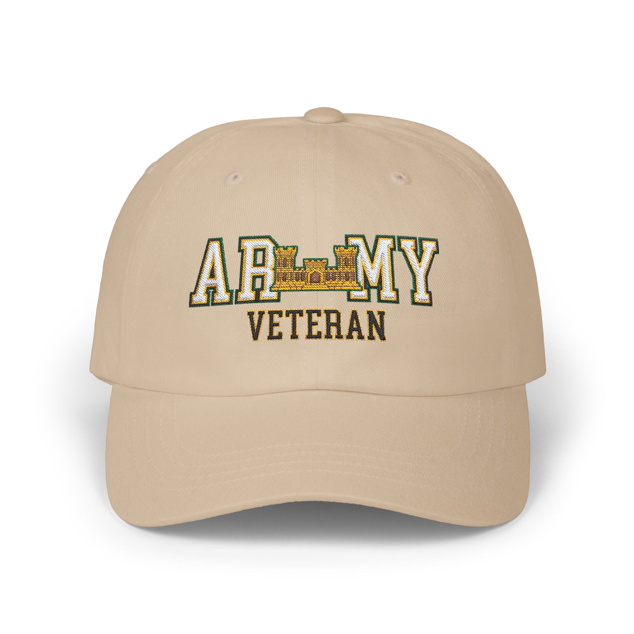 US ARMY Corps of Engineers Veteran Embroidered Classic Dad Cap