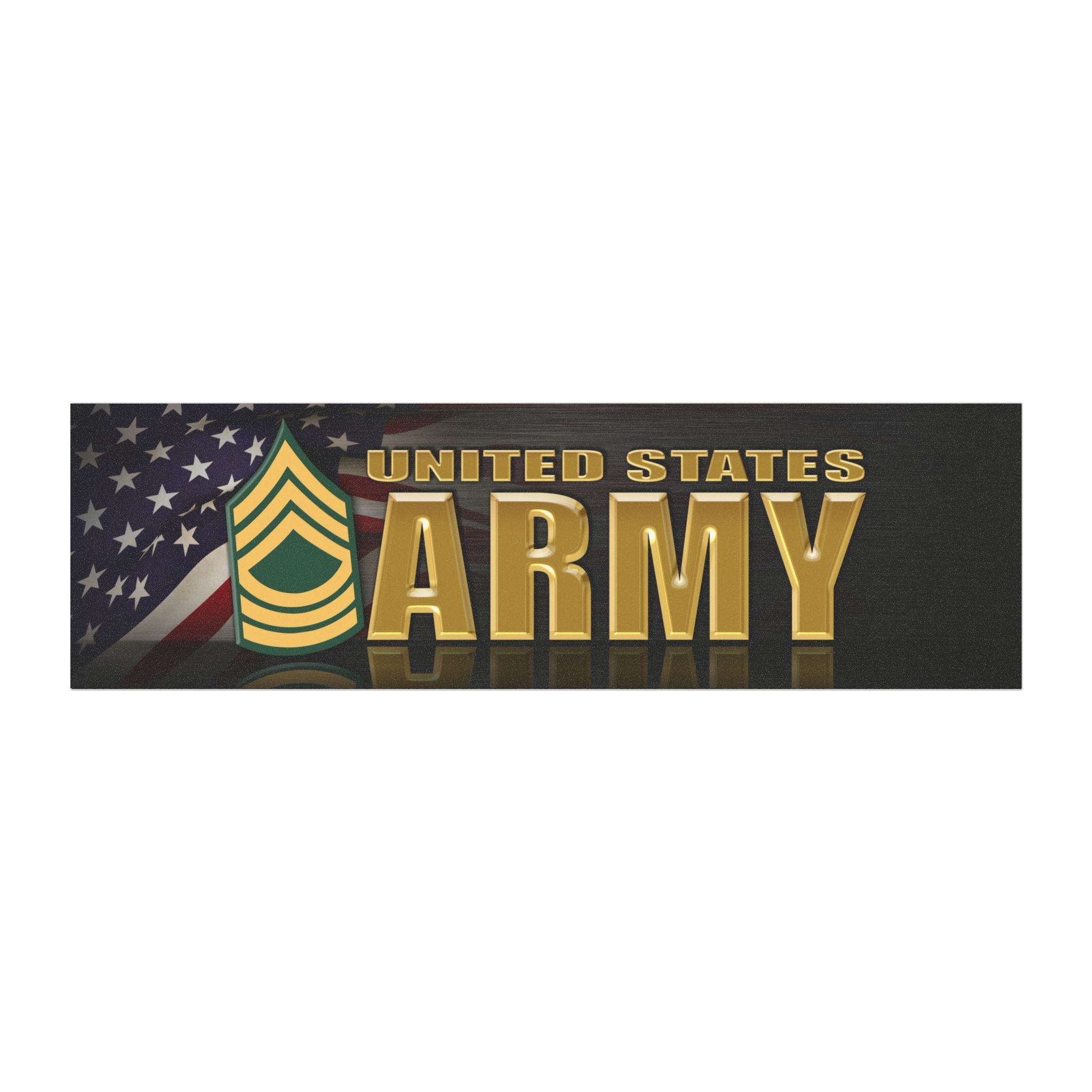 US Army E-8 Master Sergeant E8 MSG Noncommissioned Officer Ranks Car Magnets