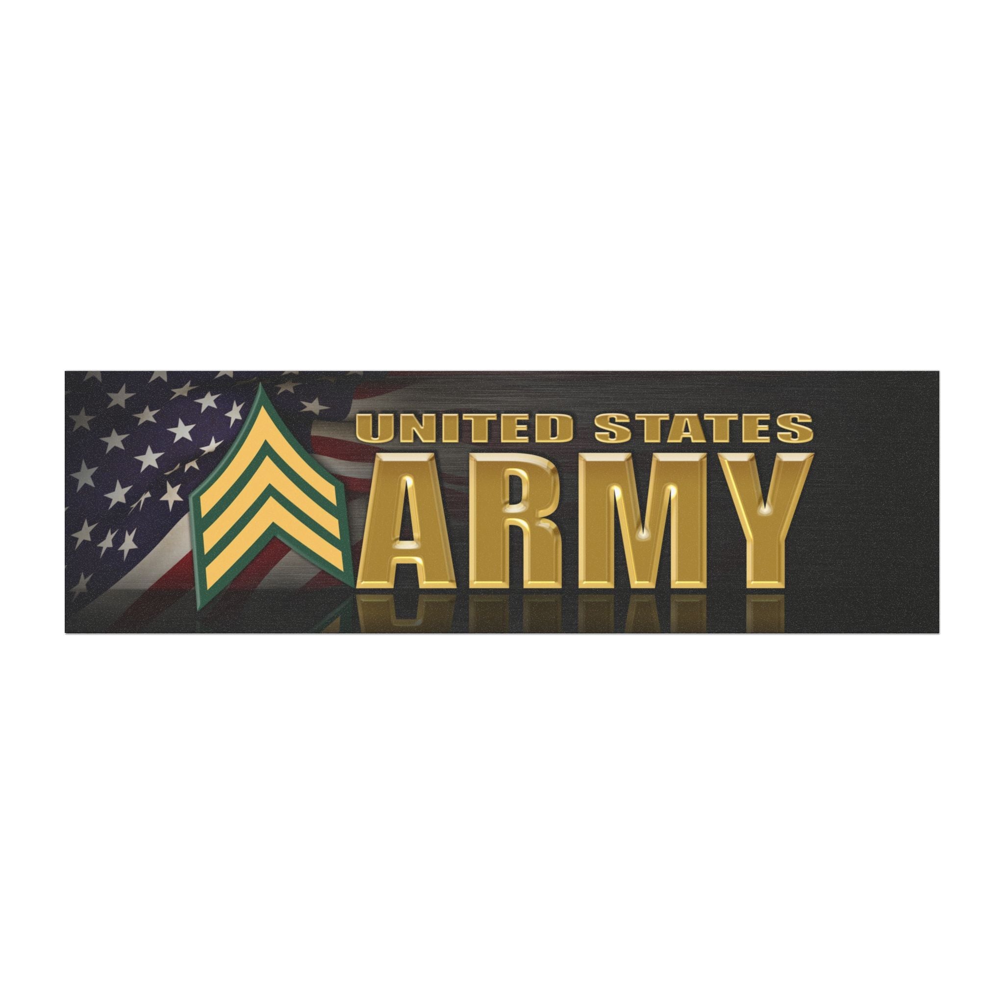 US Army E-5 Sergeant E5 SGT Noncommissioned Officer Ranks Car Magnets