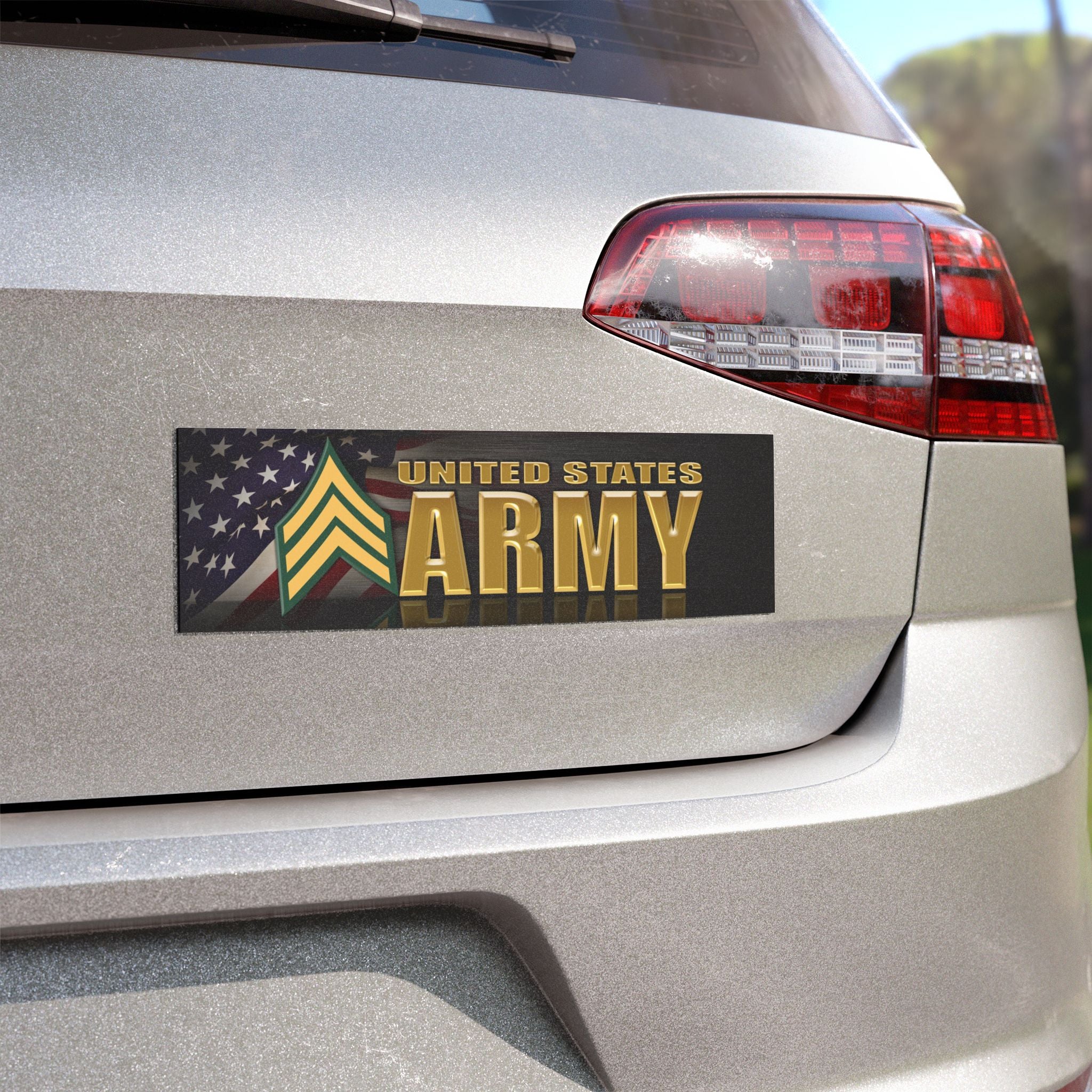 US Army E-5 Sergeant E5 SGT Noncommissioned Officer Ranks Car Magnets