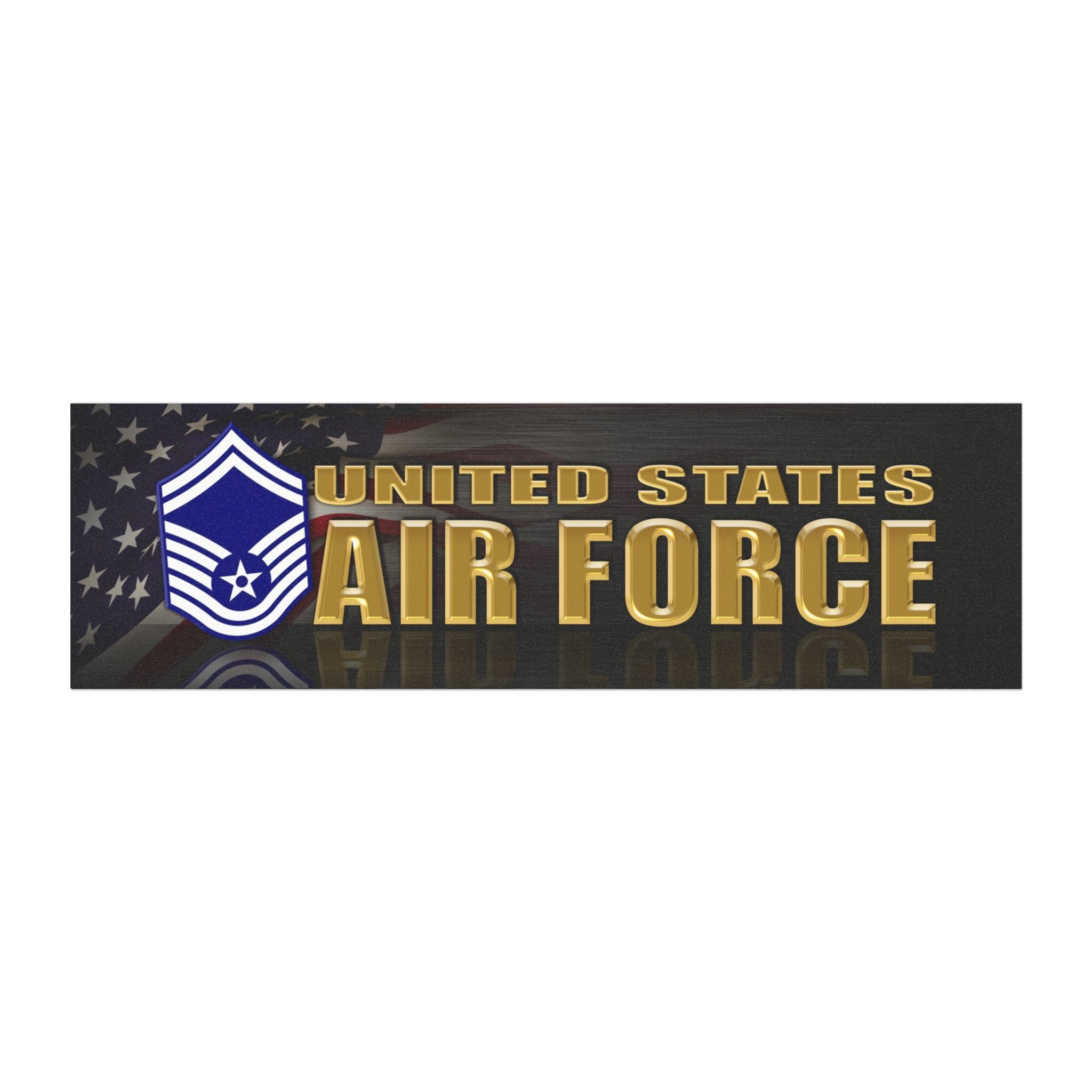 US Air Force E-8 Senior Master Sergeant SMSgt E8 Noncommissioned Officer AF Rank Car Magnets