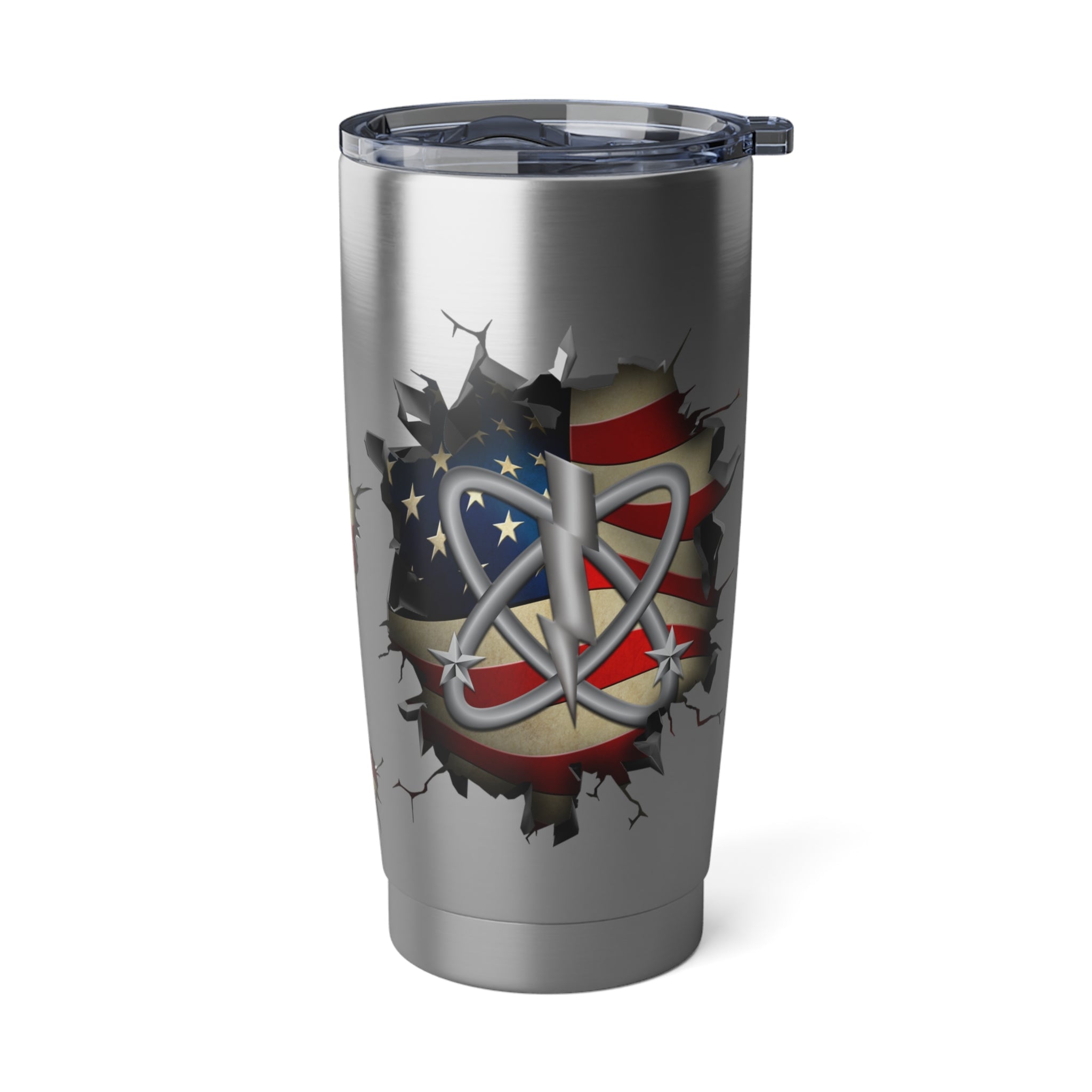 US Navy Electronics Warfare Technician Navy EW 3D Break Effect Vagabond 20oz Tumbler