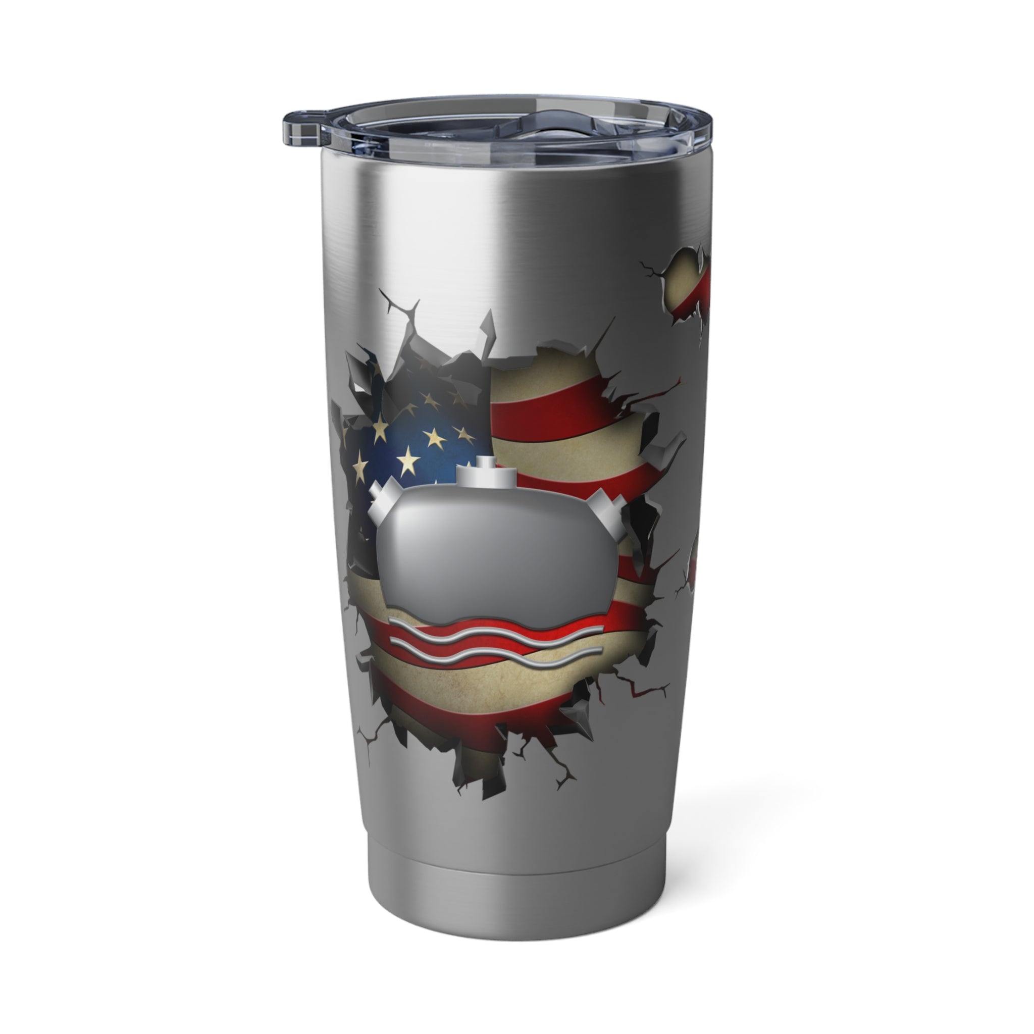 US Navy Mineman Navy MN 3D Break Effect Vagabond 20oz Tumbler