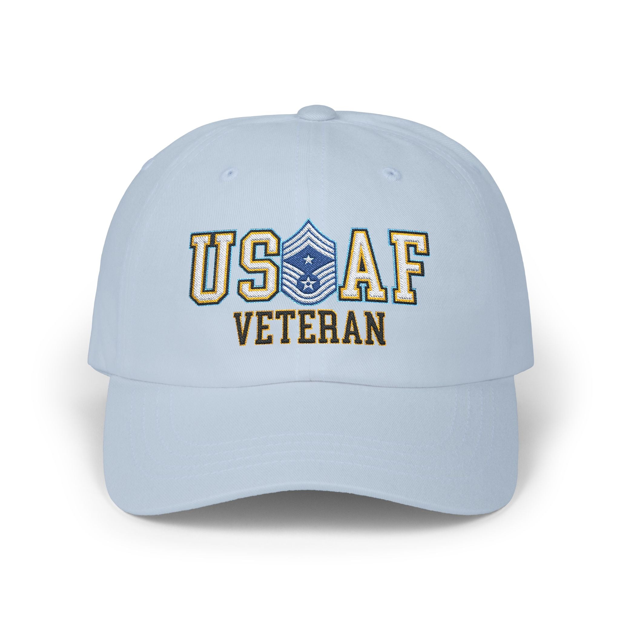 US Air Force E-9 Command Chief Master Sergeant CCM Veteran Embroidered Classic Dad Cap