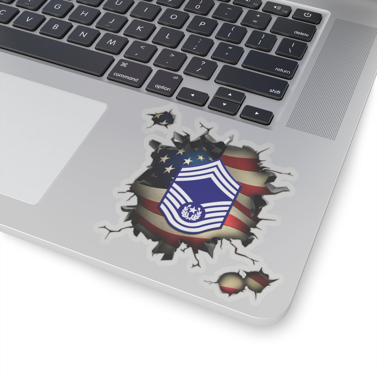 US Air Force E-9 Chief Master Sergeant Of The Air Force E9 CMSAF Noncommissioned Officer (Special) AF Ranks 3D Break Effect Stickers