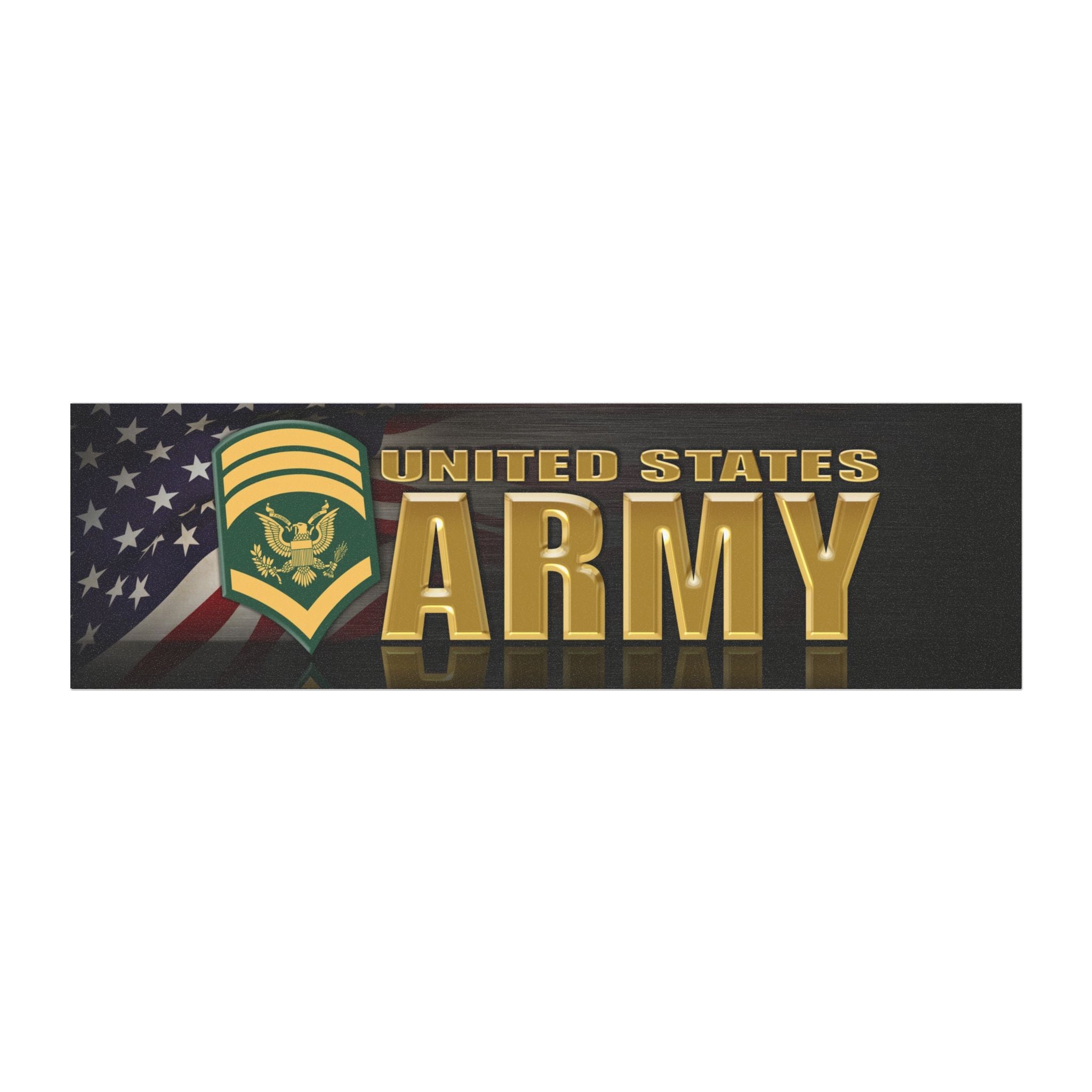 US Army E-8 SPC E8 Specialist Ranks Car Magnets